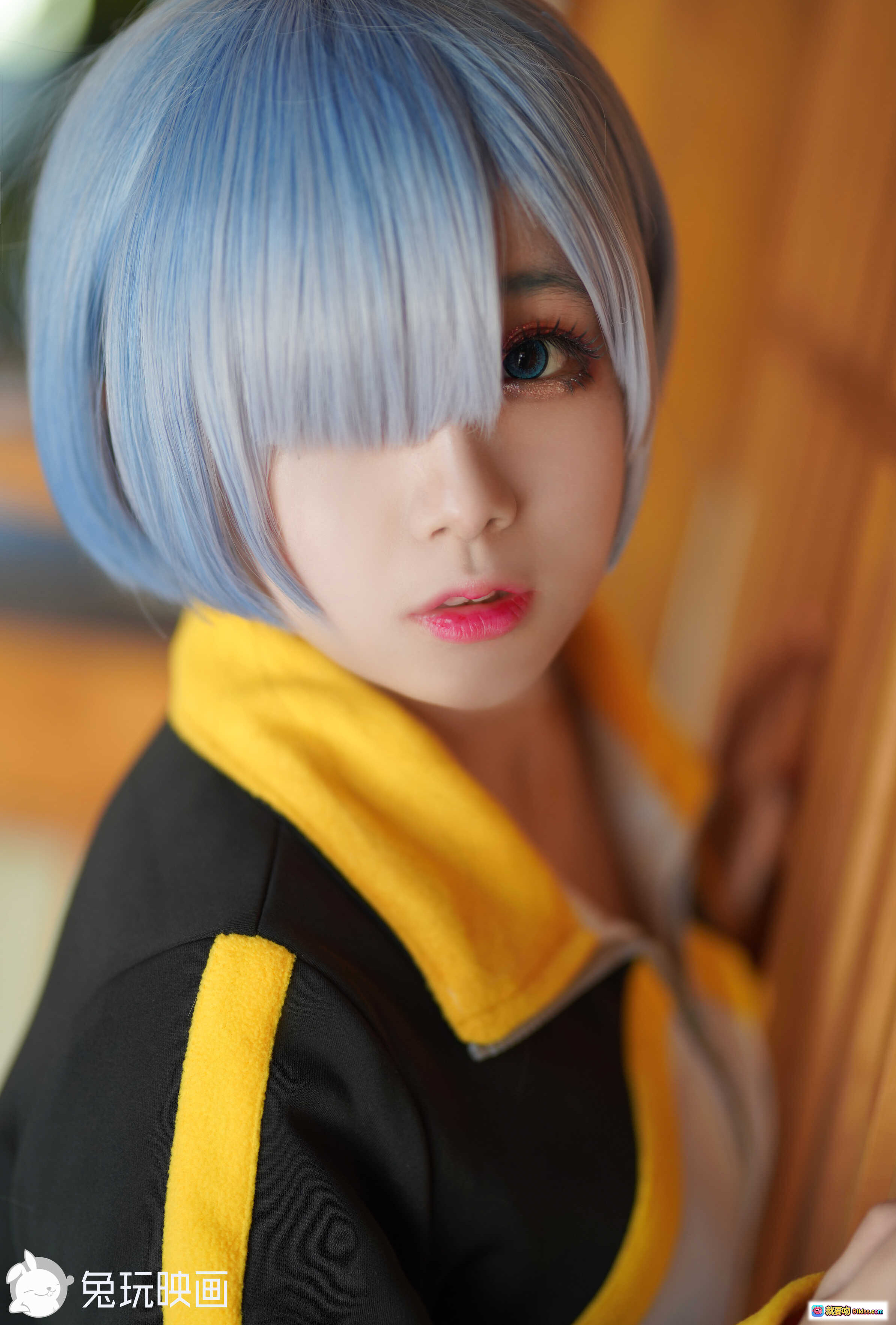 图片[2] - 日奈娇NO.014蕾姆写真集27P642MB 黑黄校服美腿坐姿私房摄影 高清无码少女写真图包 - 就要吻