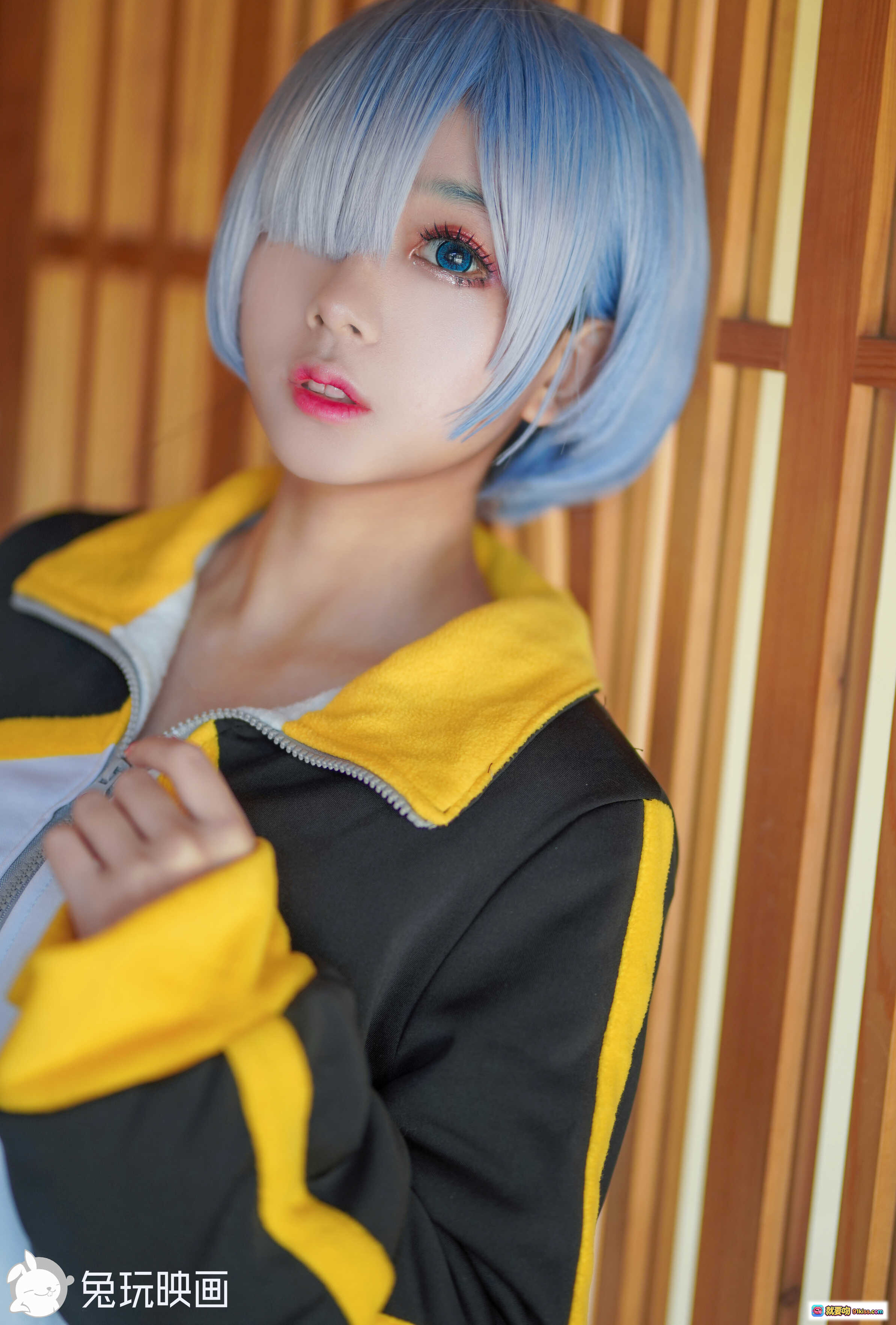 图片[3] - 日奈娇NO.014蕾姆写真集27P642MB 黑黄校服美腿坐姿私房摄影 高清无码少女写真图包 - 就要吻