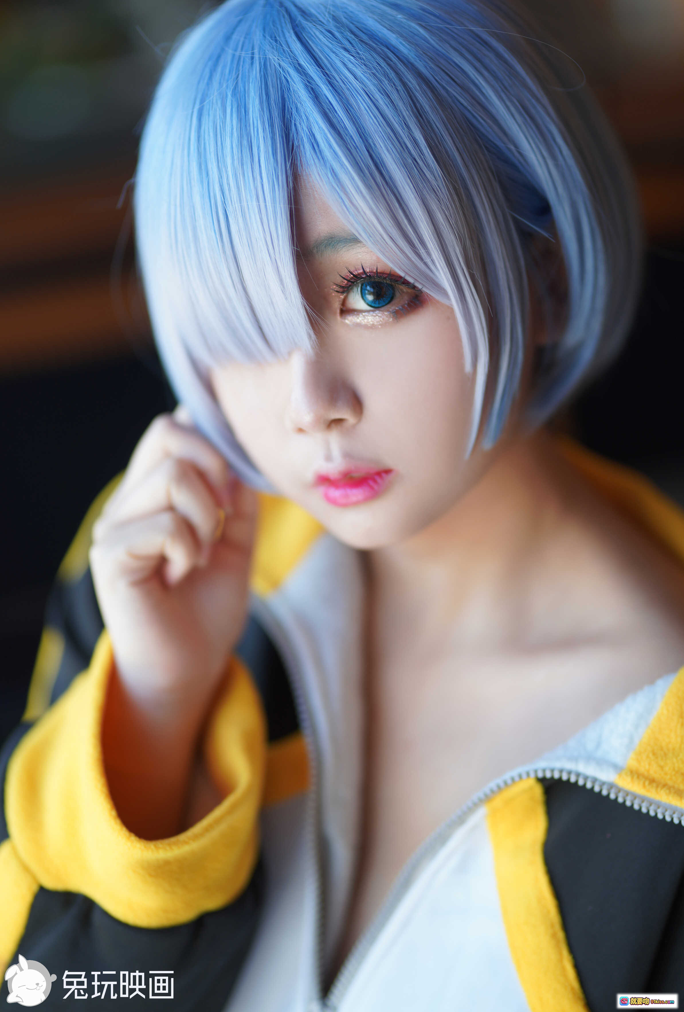 图片[4] - 日奈娇NO.014蕾姆写真集27P642MB 黑黄校服美腿坐姿私房摄影 高清无码少女写真图包 - 就要吻