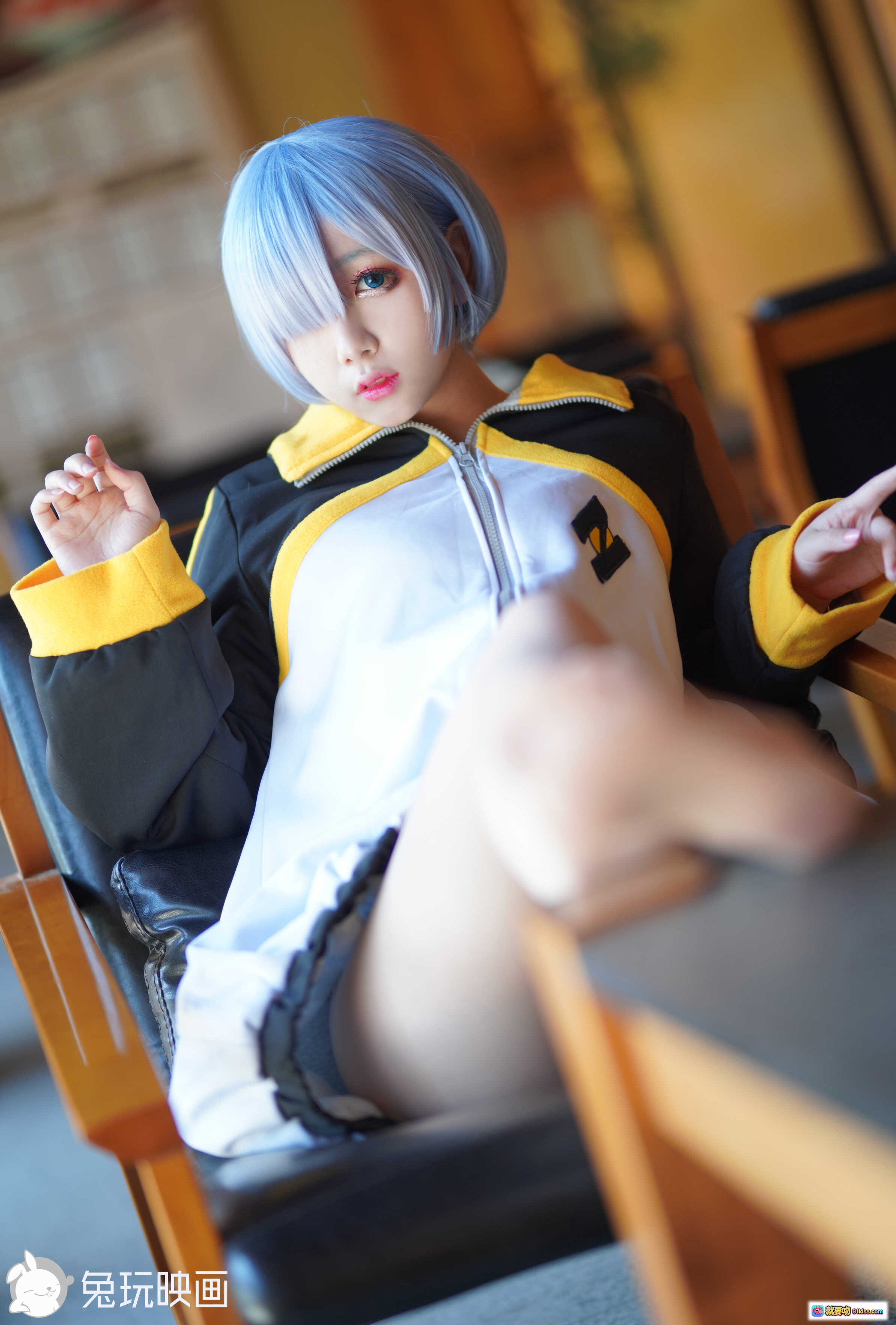 图片[10] - 日奈娇NO.014蕾姆写真集27P642MB 黑黄校服美腿坐姿私房摄影 高清无码少女写真图包 - 就要吻