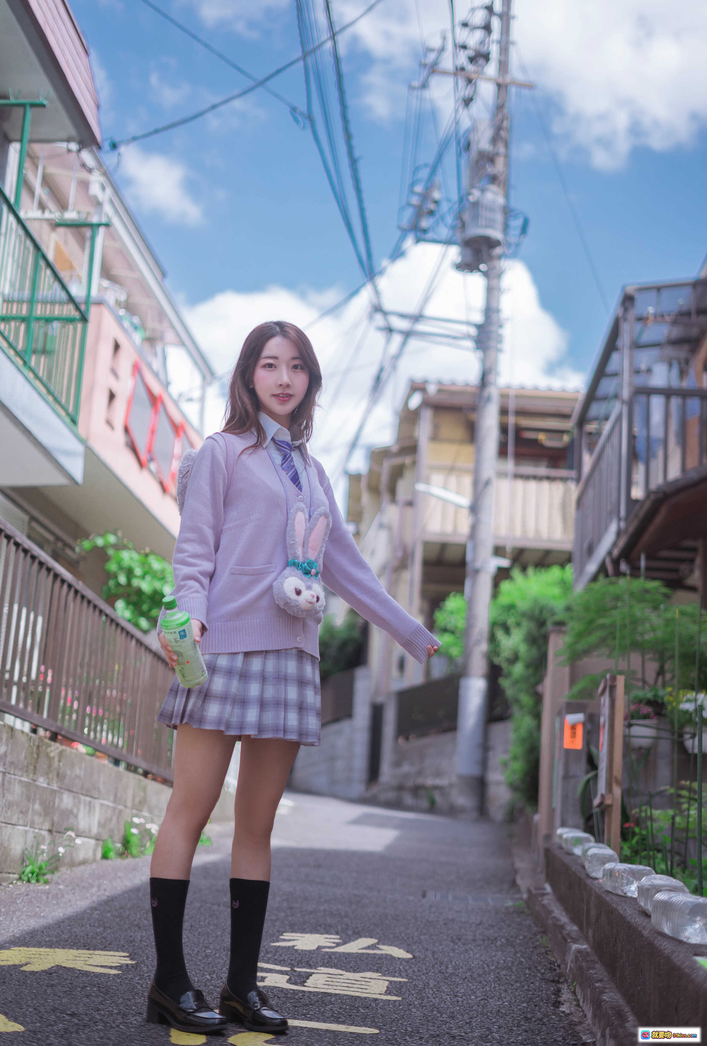 图片[5] - 黑川NO.040民宿楼下街景少女背影日系清新写真15P90MB - 就要吻