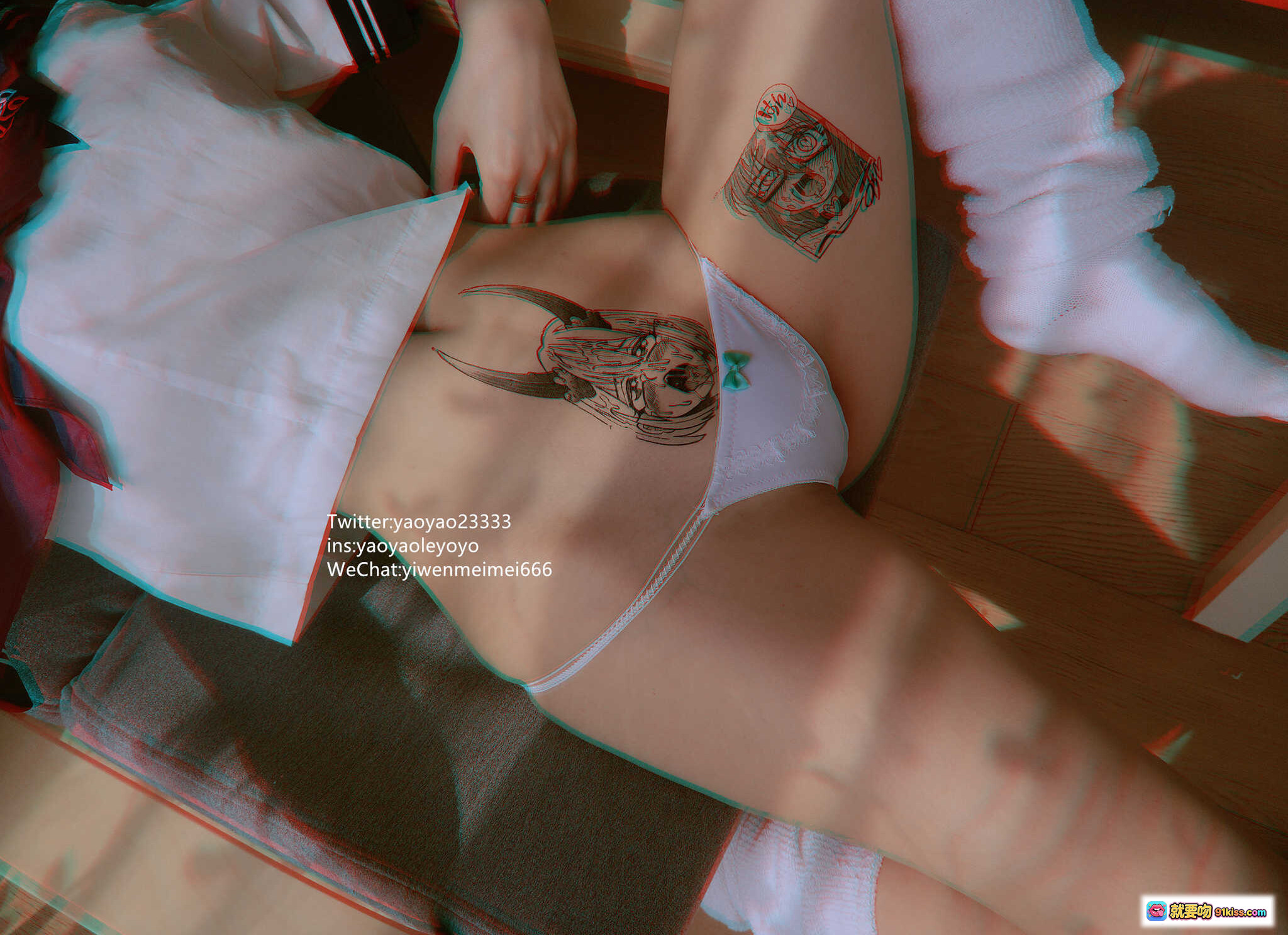 图片[10] - 摇摇乐yoyo NO.022 2019.04月福利 水手服红框眼镜双马尾甜美少女自拍写真 - 就要吻