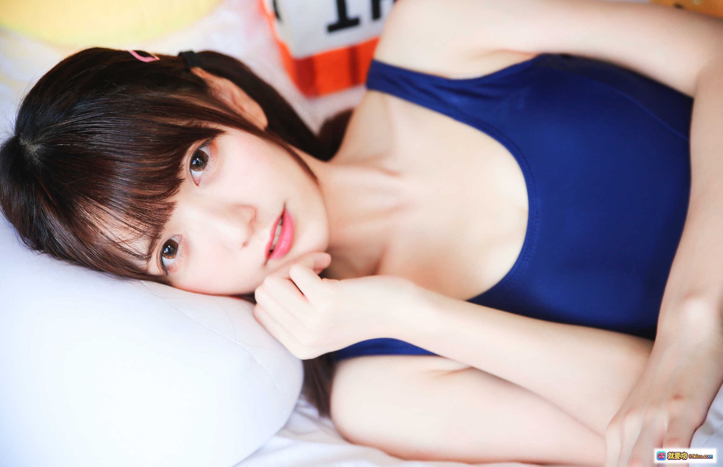 图片[5] - 陆卿卿NO.003死库水蓝色连体泳衣少女写真13P高清图集 - 就要吻