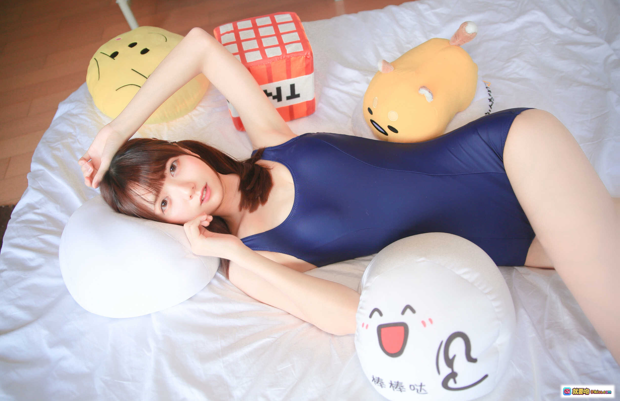 图片[8] - 陆卿卿NO.003死库水蓝色连体泳衣少女写真13P高清图集 - 就要吻