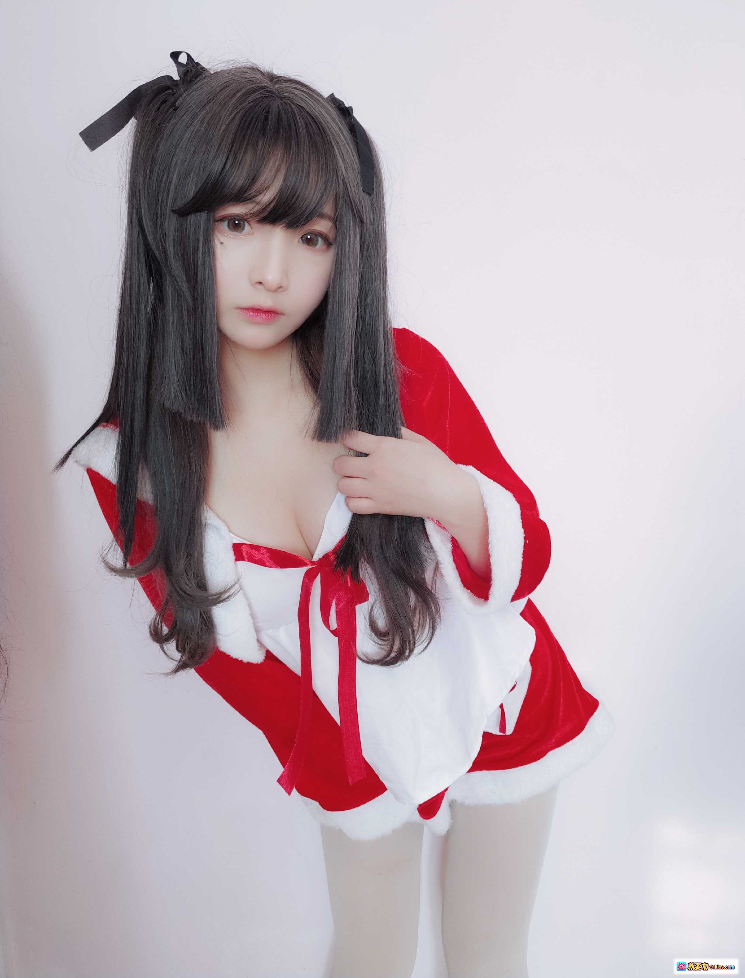 图片[6] - 古川NO.023圣诞主题写真 | 红白圣诞裙+双马尾黑发+甜美表情+高清13P美图 - 就要吻