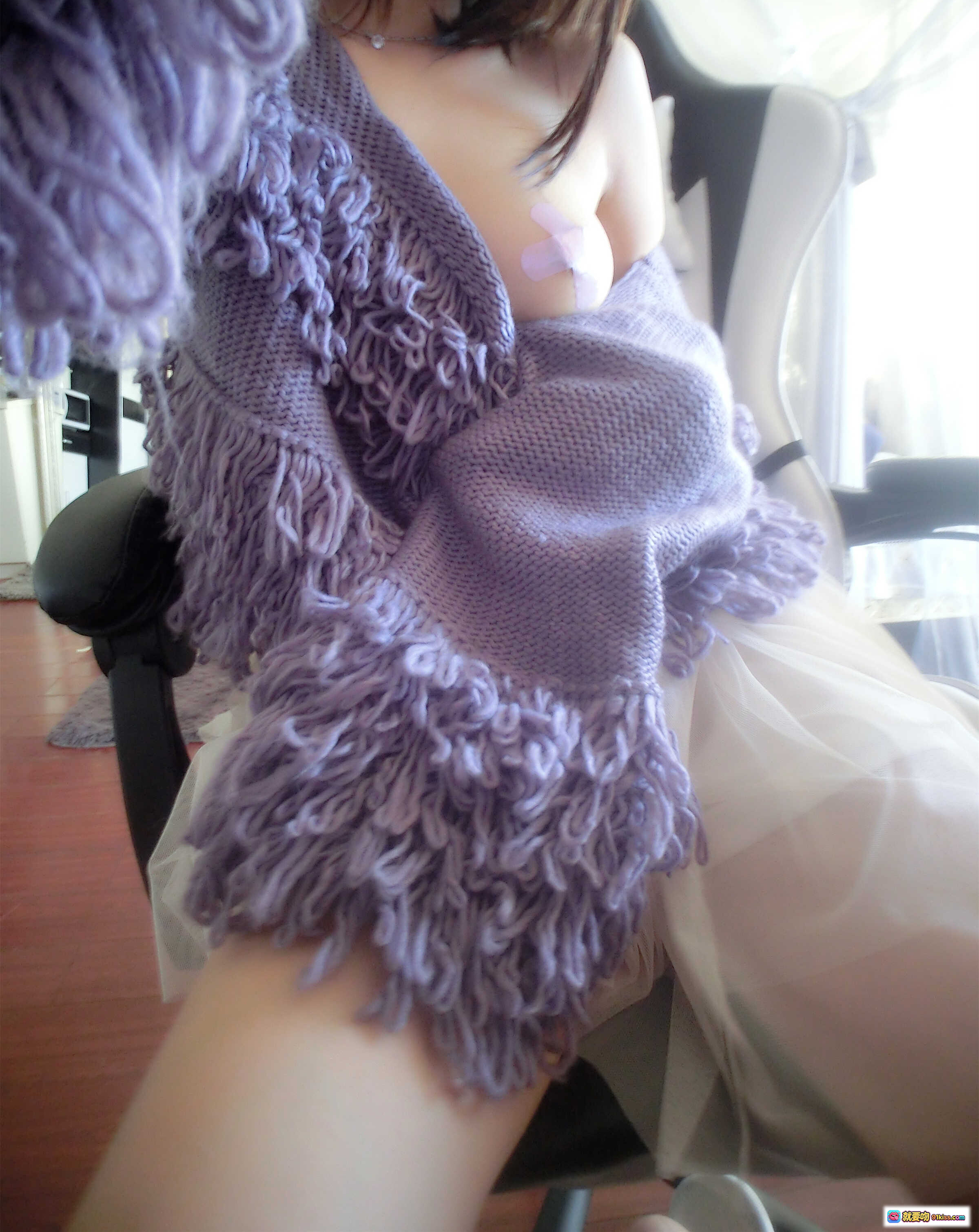 图片[6] - 摇摇乐yoyo NO.004 魔法少女下卷 紫色毛衣露肩写真 42P高清图集 甜美性感风格 无视频纯图包 - 就要吻