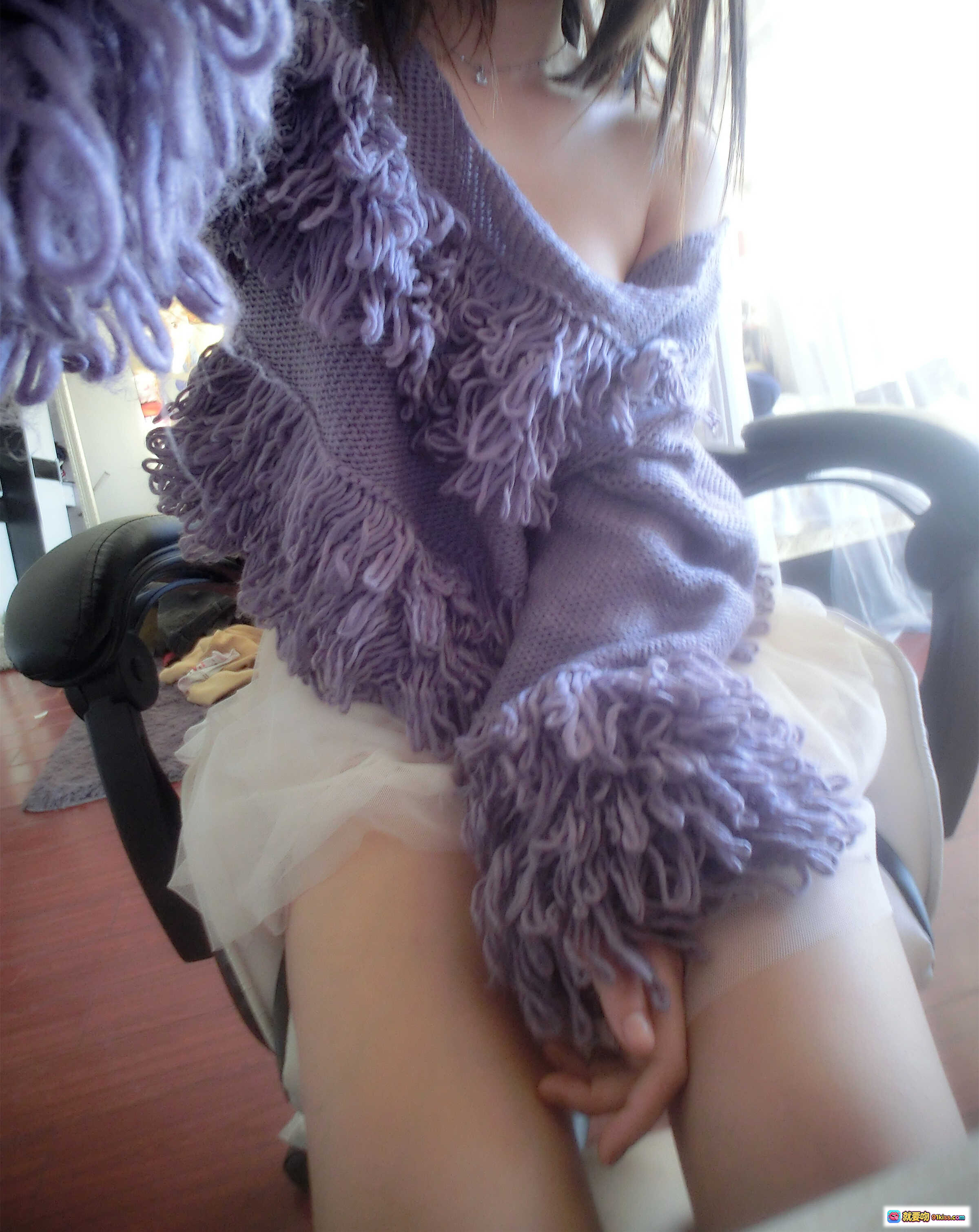 图片[5] - 摇摇乐yoyo NO.004 魔法少女下卷 紫色毛衣露肩写真 42P高清图集 甜美性感风格 无视频纯图包 - 就要吻