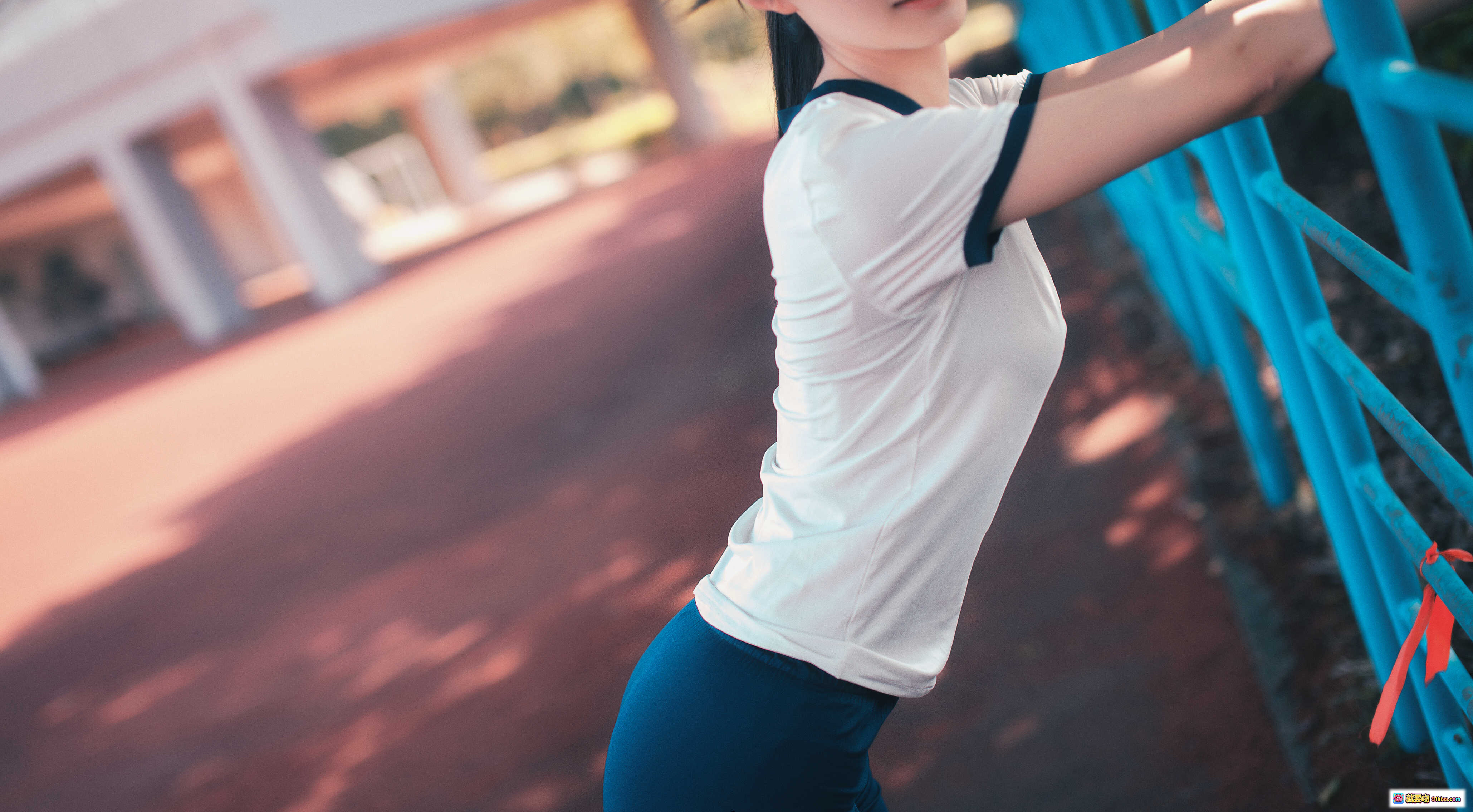 图片[5] - 黑丝体操服少女 stadium写真 53P高清图集 体育风穿搭 甜美日系风格 体育场背景 美腿丝袜造型 - 就要吻