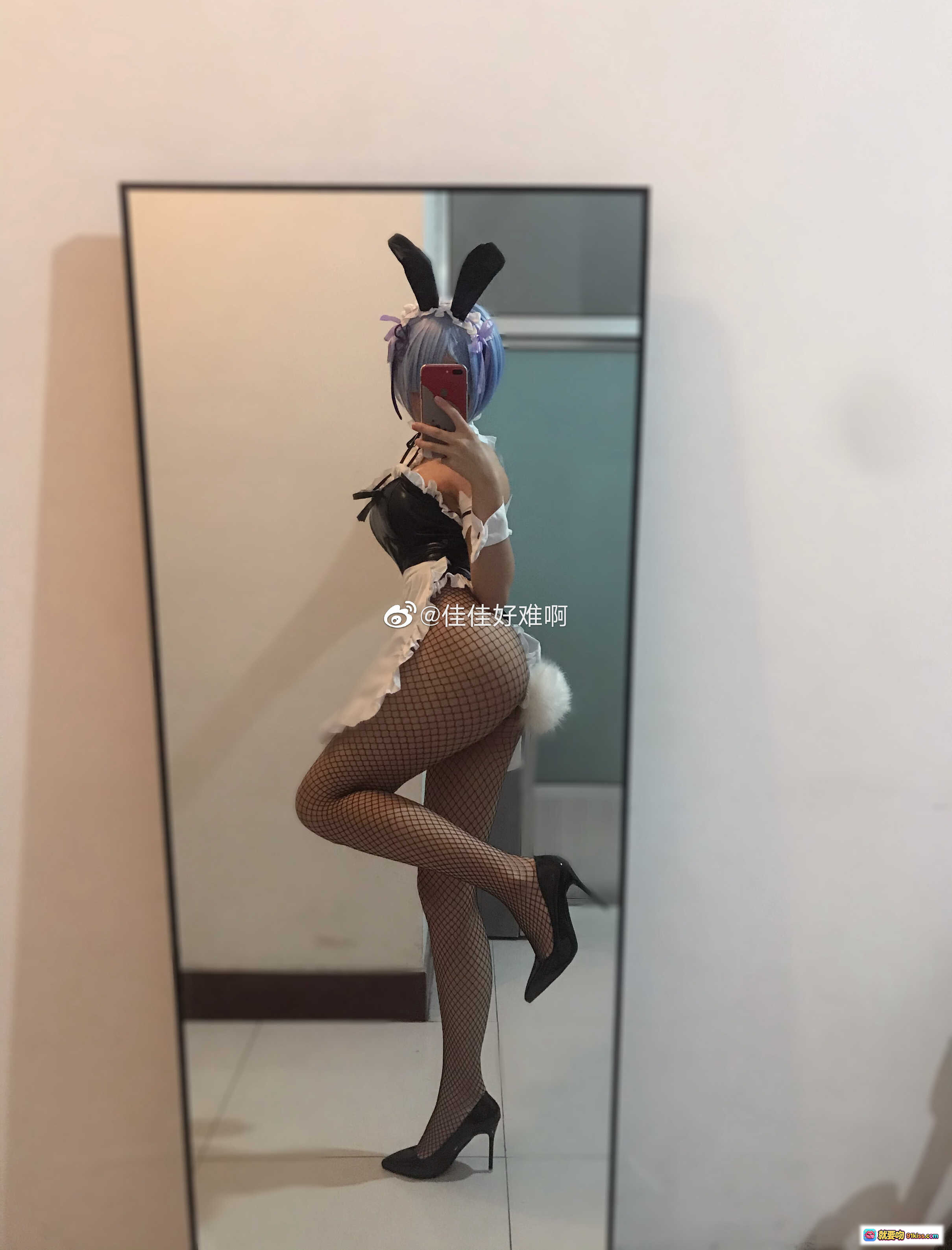 图片[7] - 佳佳好难啊VOL.08蕾姆粉色和风睡衣白丝美腿写真少女萌系居家私房摄影 - 就要吻