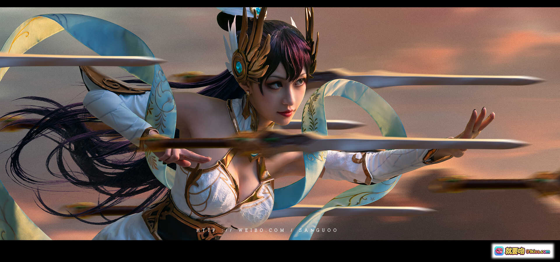 图片[7] - 蓝发coser夜景豪车旁持香槟杯银色亮片连体衣性感写真图集NO.002 36P 86MB - 就要吻