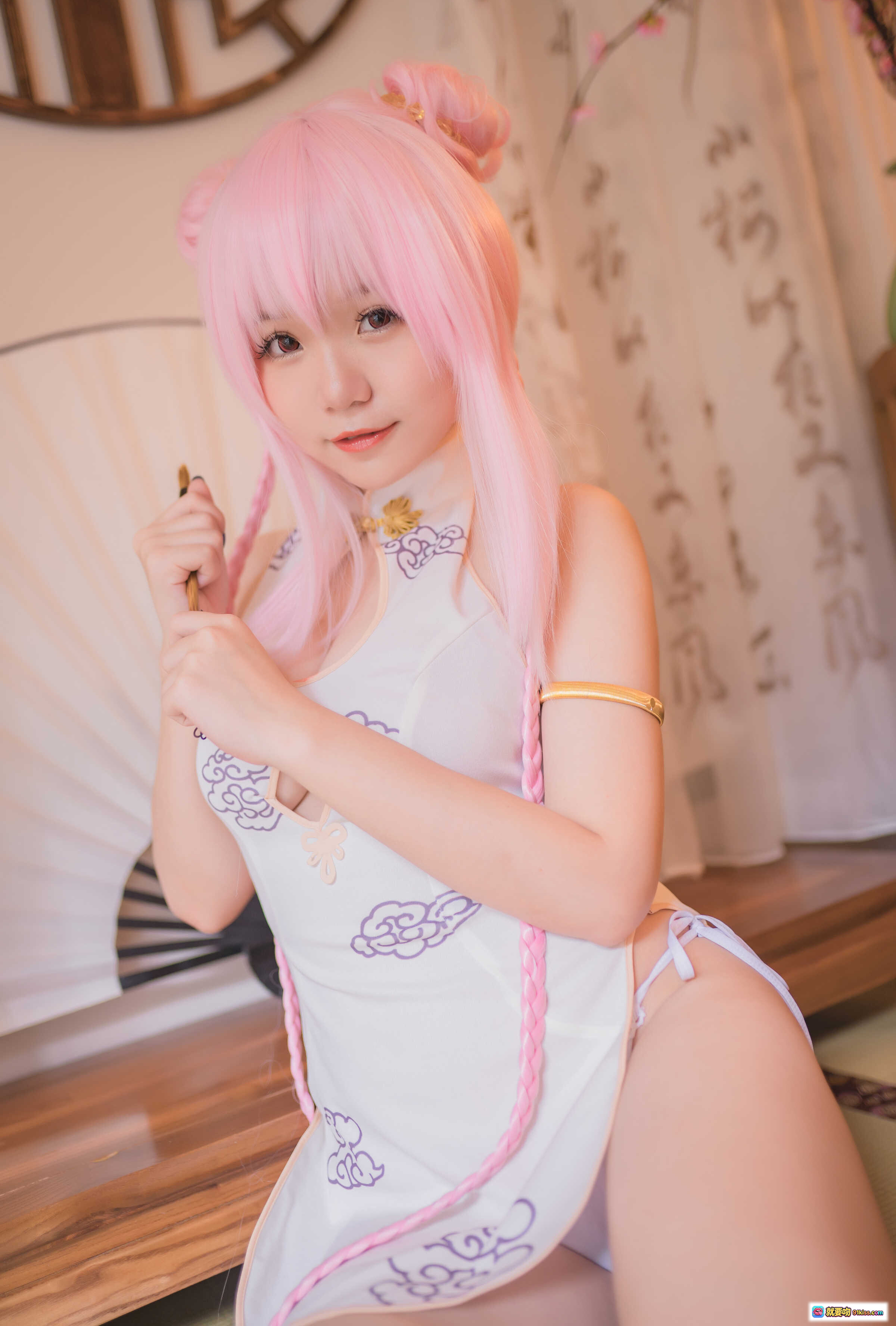 图片[4] - Yoko宅夏NO.021索尼子旗袍写真 18P163MB 足部特写毛笔互动 日式和风少女摄影 精致细节高清图集 - 就要吻