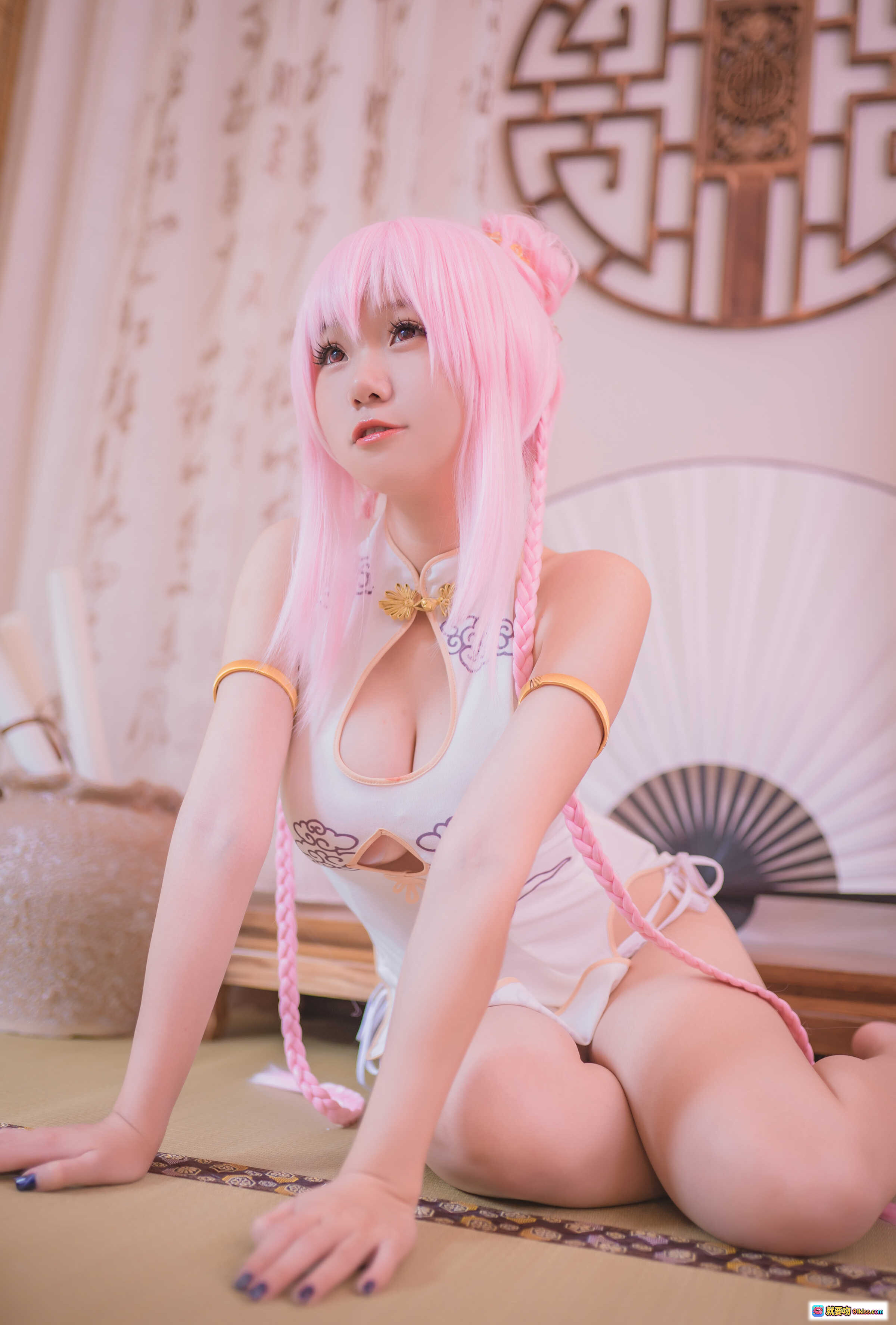 图片[2] - Yoko宅夏NO.021索尼子旗袍写真 18P163MB 足部特写毛笔互动 日式和风少女摄影 精致细节高清图集 - 就要吻