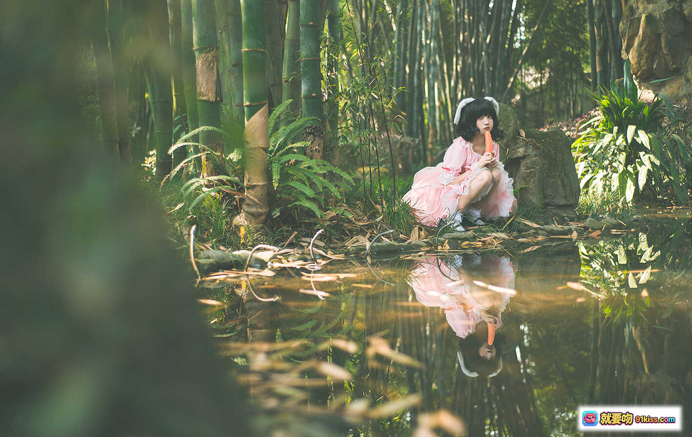 图片[7] - 黑川NO.010东方2 Cosplay写真｜白发蓝蝴蝶结少女竹林唯美外景｜29P高清图集 - 就要吻