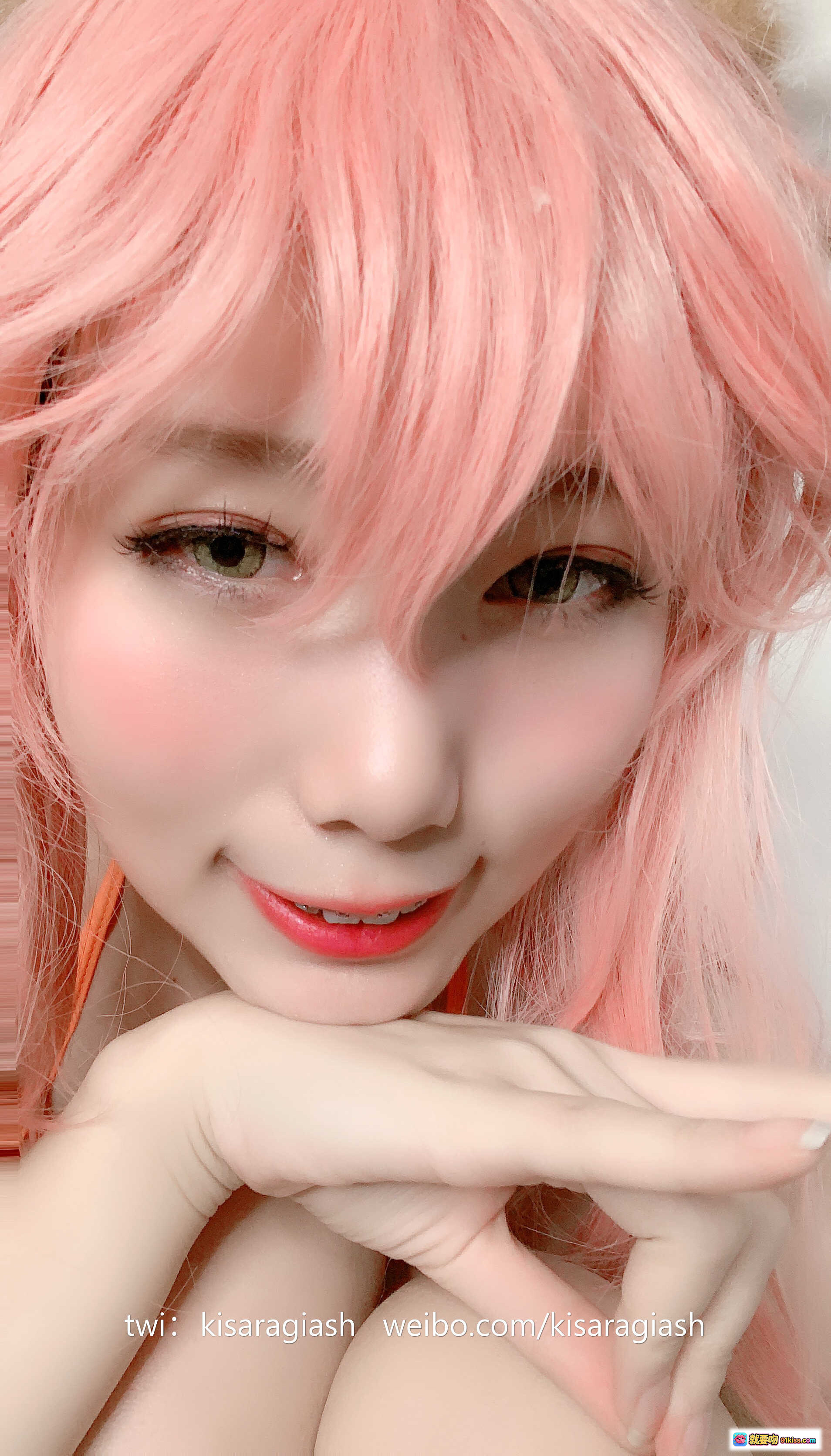 图片[9] - 如月灰NO.013玉藻前泳装Cosplay粉发兔耳美少女写真158P高清图集 - 就要吻