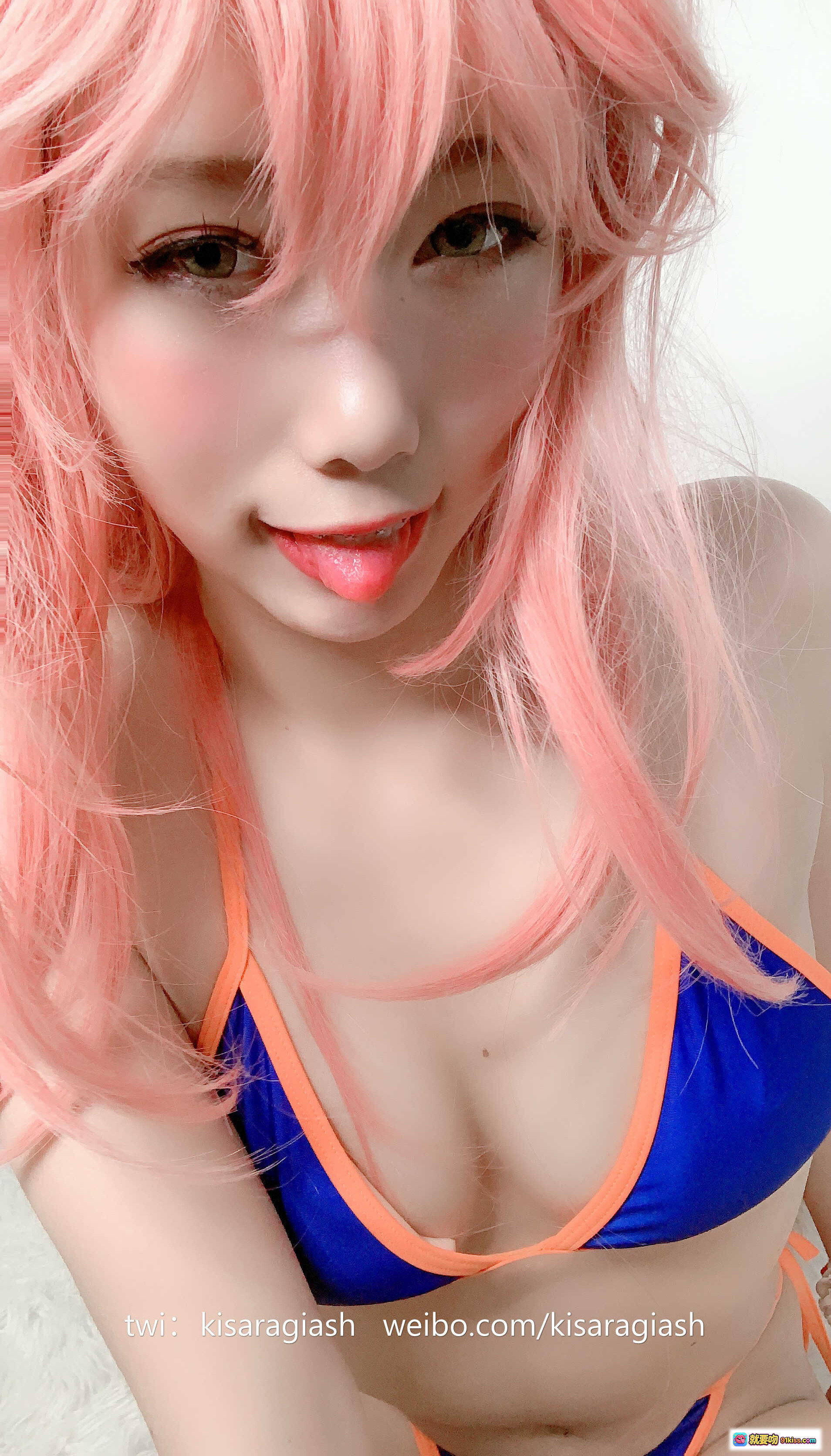 图片[2] - 如月灰NO.013玉藻前泳装Cosplay粉发兔耳美少女写真158P高清图集 - 就要吻