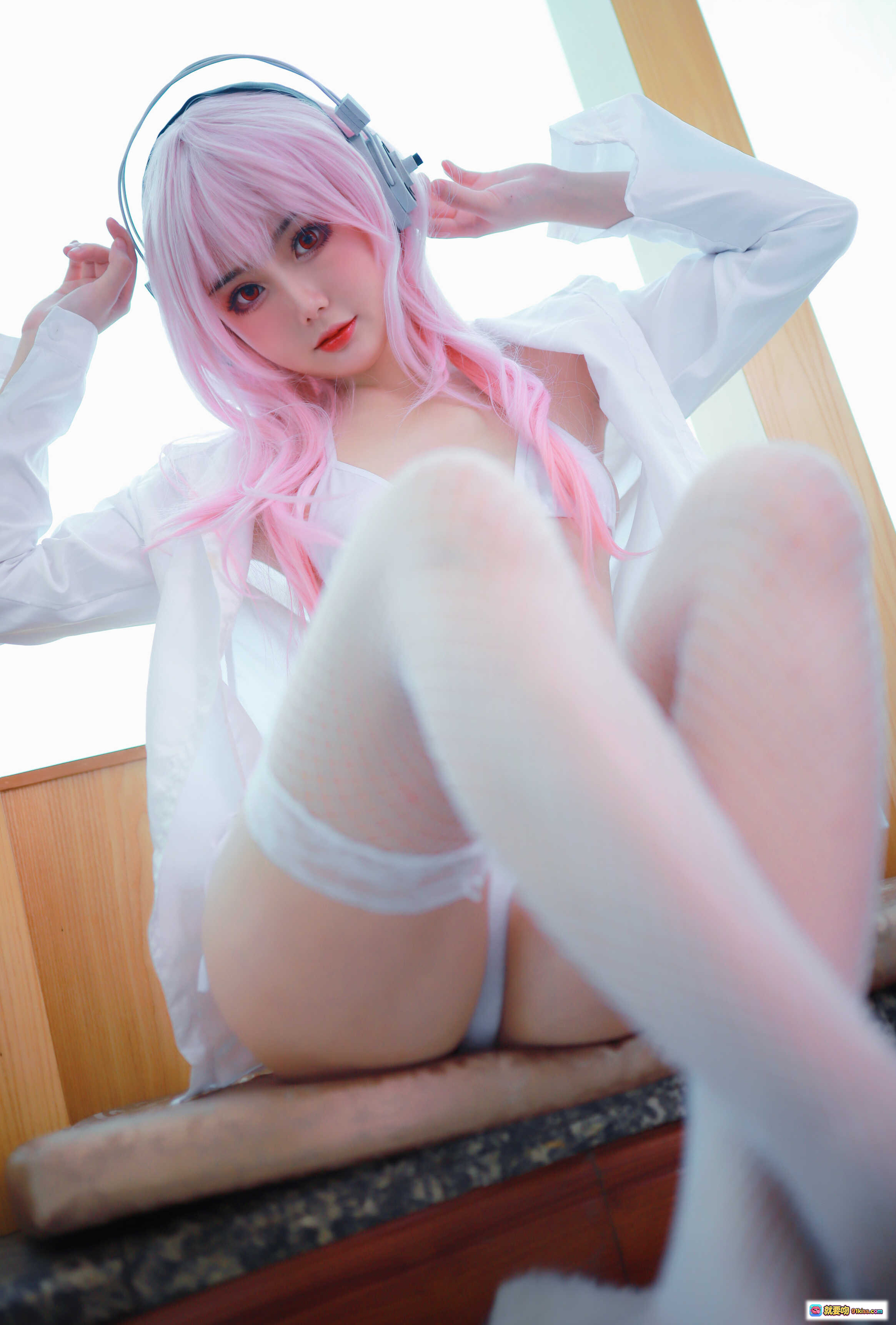 图片[7] - 索尼子cos白内衣粉发少女写真 甜美可爱宅系风格 高清29P无视频 - 就要吻