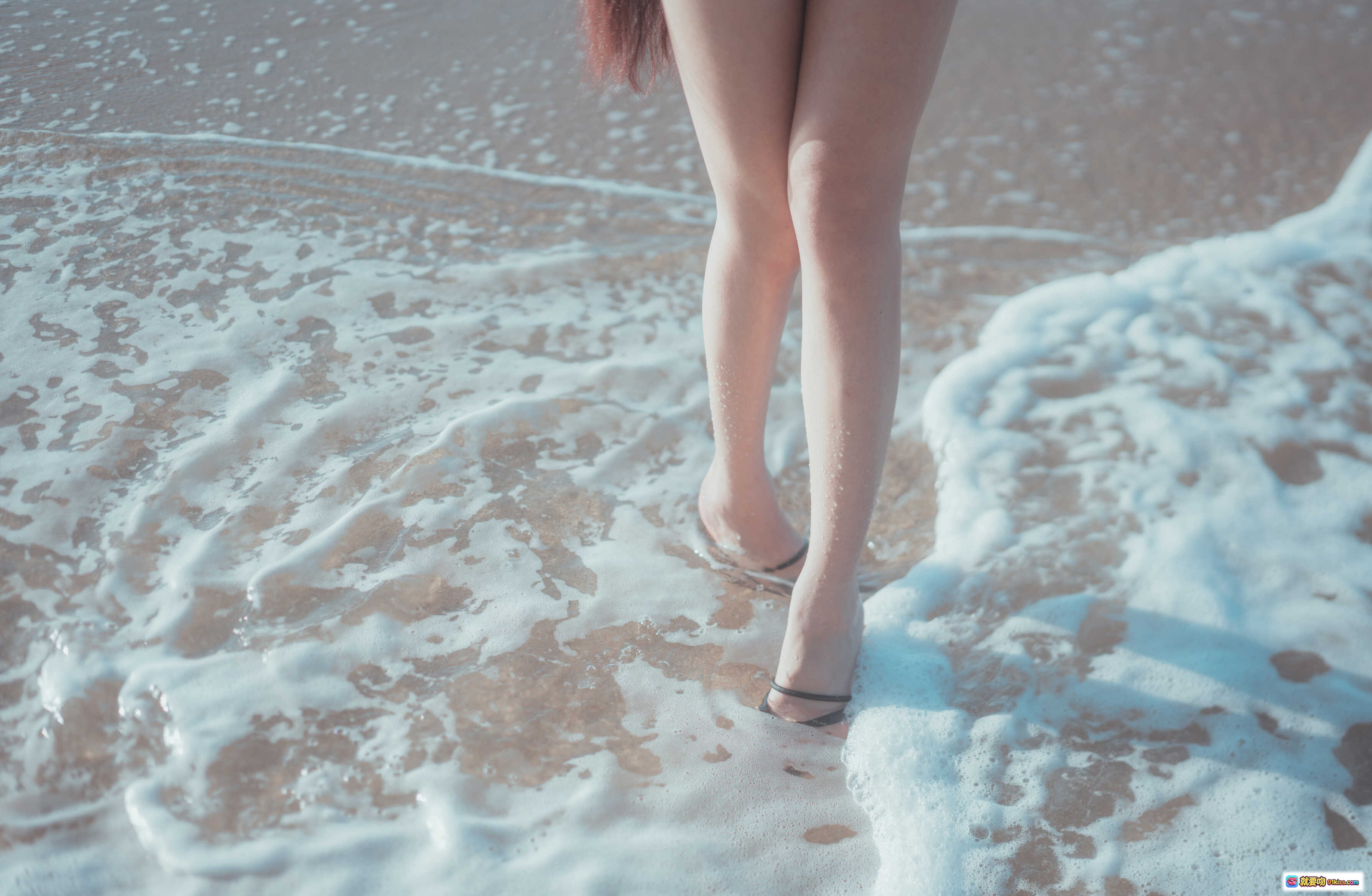 图片[7] - 爱老师紫式部cos泳装海边撑蓝伞写真 12P高清图集 - 就要吻