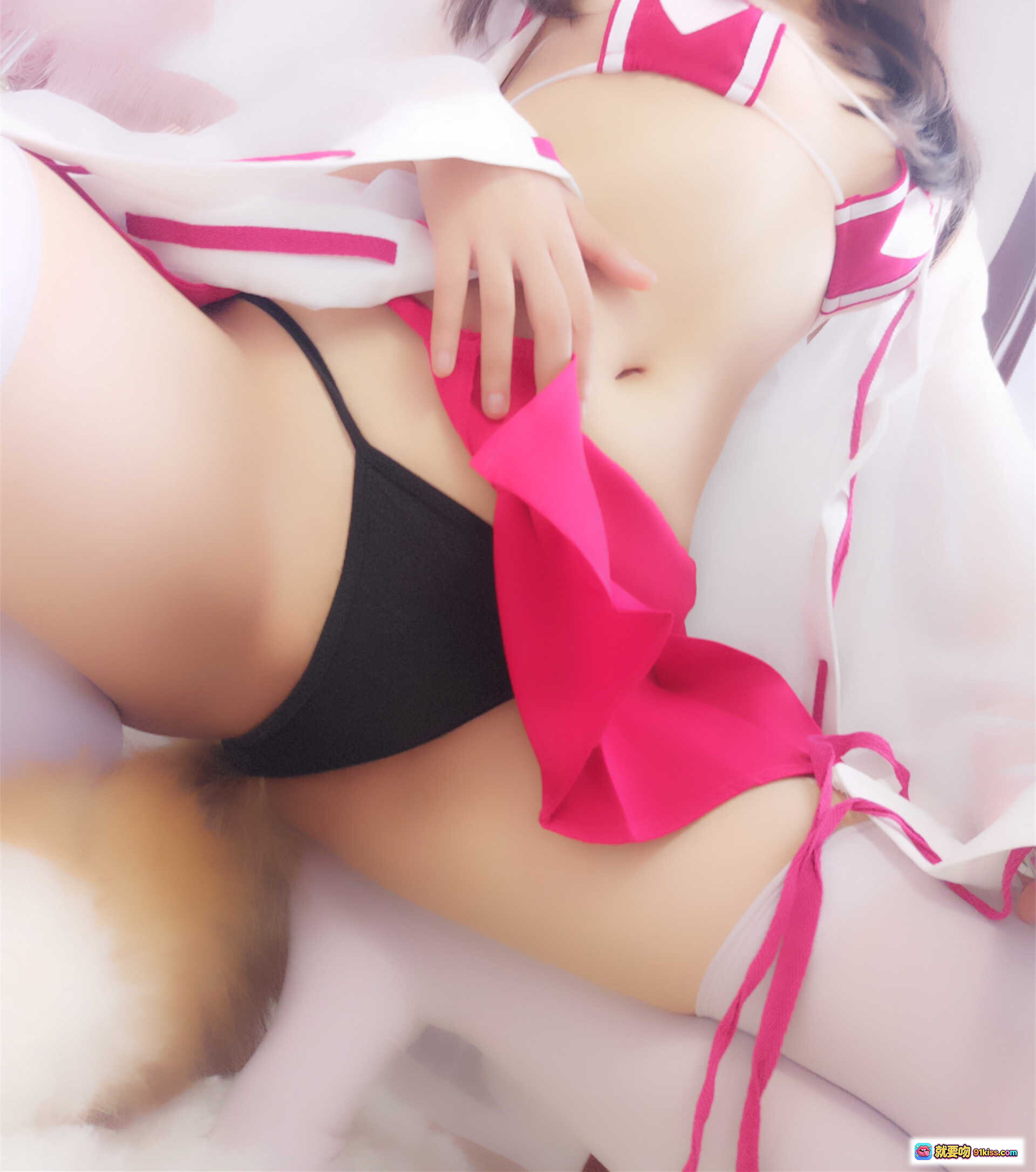 图片[7] - 摇摇乐yoyo NO.015 2018.07月福利 白黑丝袜美腿 Cosplay少女 萝莉双马尾 室内私房写真 94P高清图集 - 就要吻