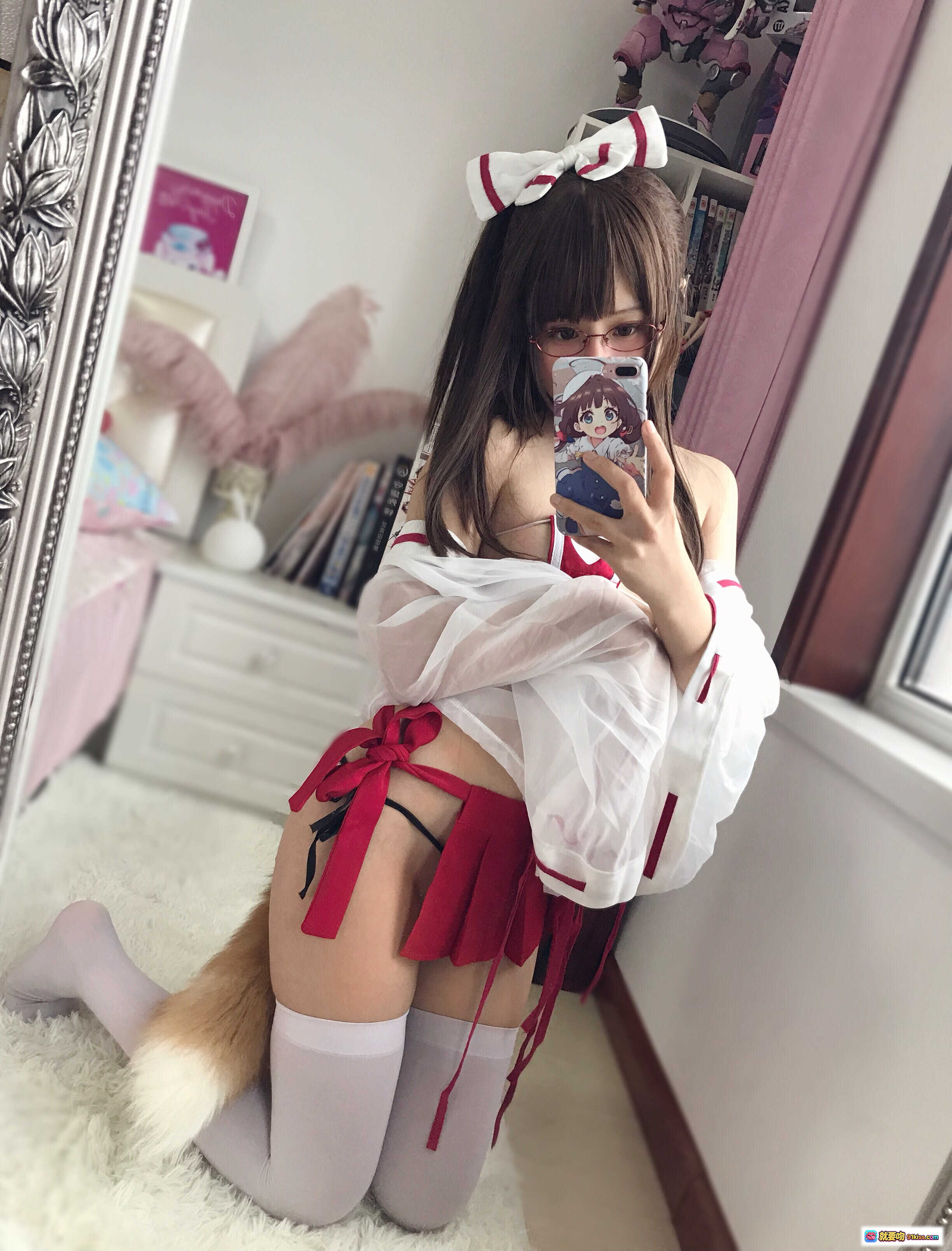 图片[3] - 摇摇乐yoyo NO.015 2018.07月福利 白黑丝袜美腿 Cosplay少女 萝莉双马尾 室内私房写真 94P高清图集 - 就要吻