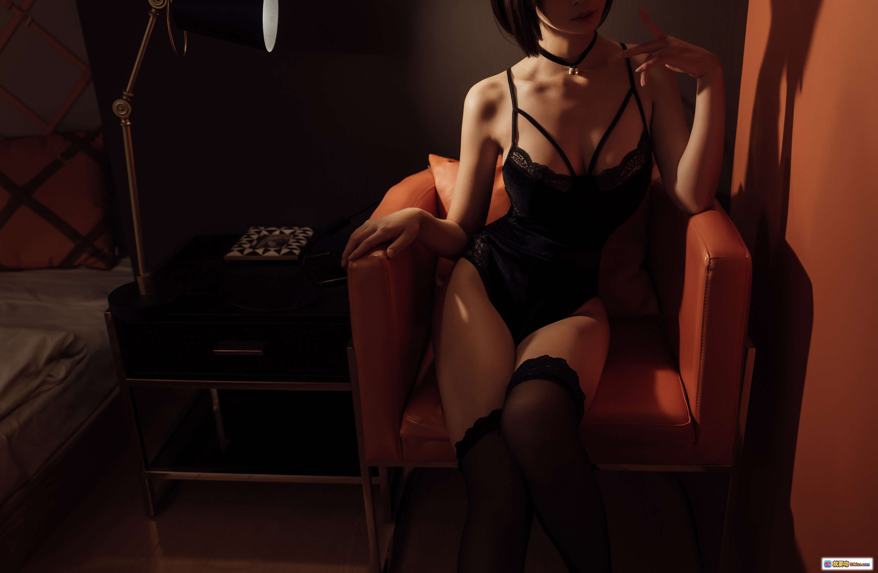 图片[8] - 爱老师车车私房样衣写真NO.028｜兔耳蕾丝内衣性感诱惑30P高清图集 - 就要吻