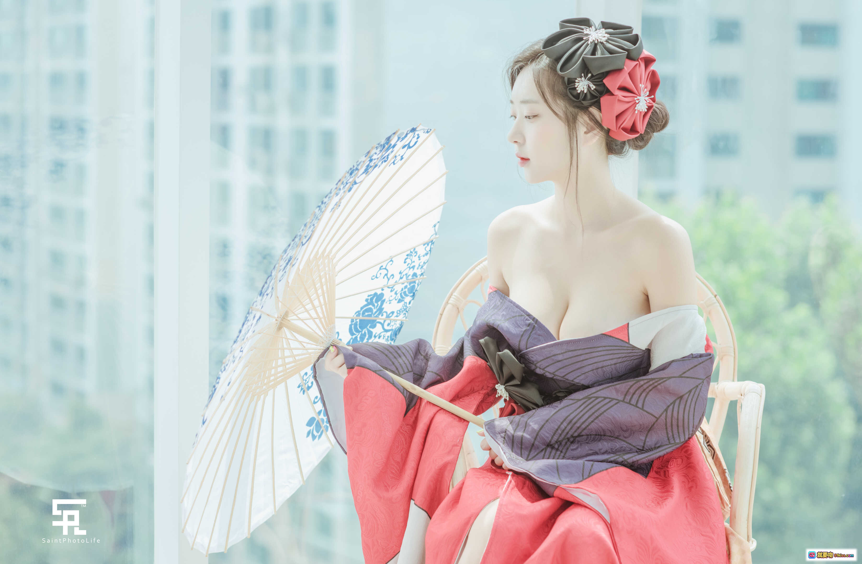 图片[9] - 韩国模特申才恩신재은NO.009 Zenny The Blue 白色内衣性感写真 清新自然光人像摄影 纯欲风美女私房照 - 就要吻