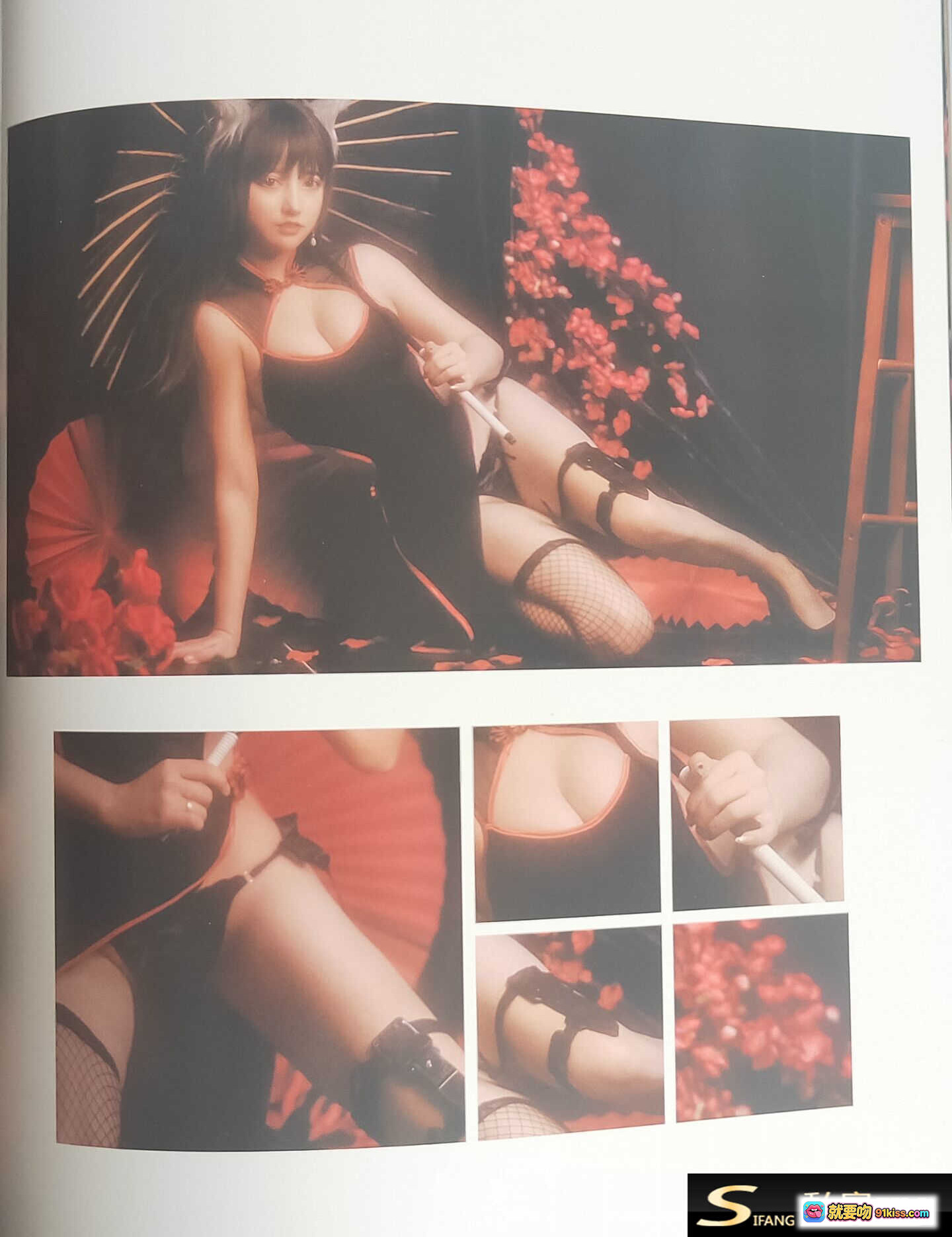 图片[8] - 过期米线线喵087写真本扫描图70P-56MB 兔耳少女私房写真 白色蕾丝内衣 网红同款床照 高清摄影集 甜美性感风格 - 就要吻