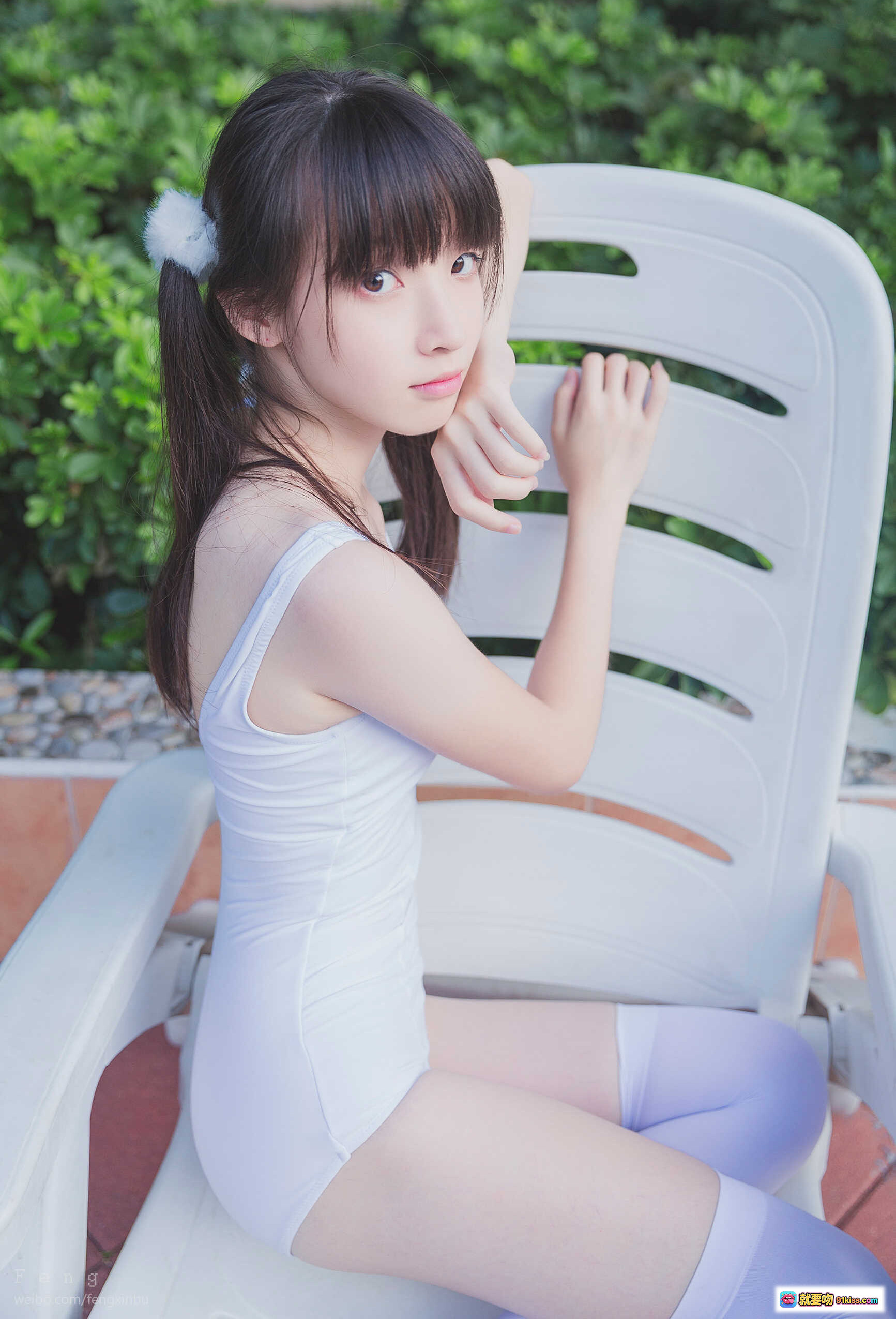 图片[6] - 祖木子NO.012泳边白丝写真 29P42MB 白色丝袜美腿特写 坐姿性感私房照 清新户外风格 - 就要吻