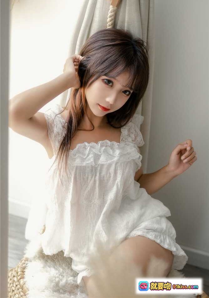 图片[9] - 蠢沫沫NO.104大象主题白睡衣写真 29P高清美腿特写 粉色包装创意摆拍 甜美私房风 - 就要吻