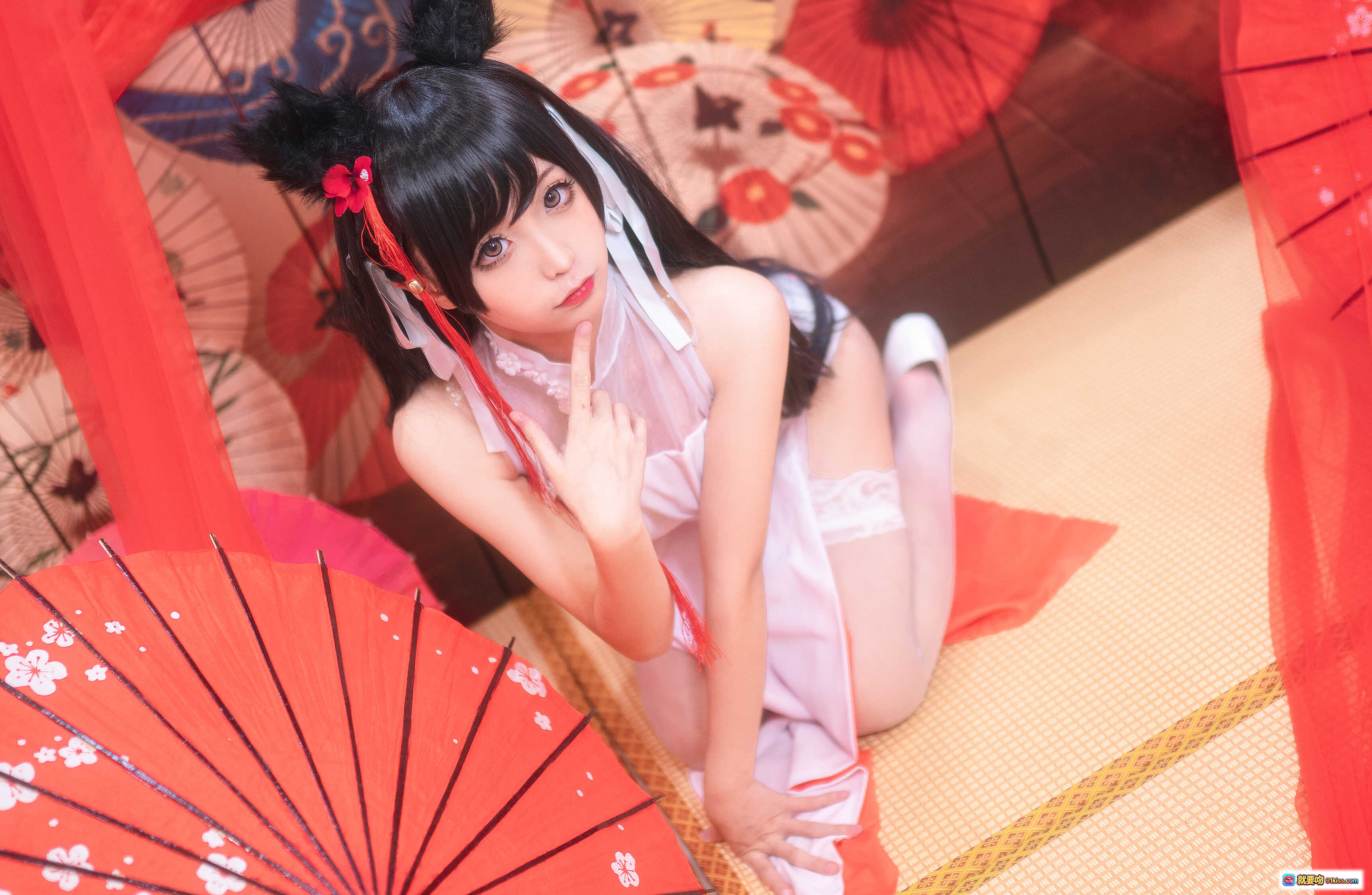 图片[3] - 蠢沫沫NO.008爱宕习字写真集 40P高清美腿丝袜特写 日系和风少女私房摄影 - 就要吻