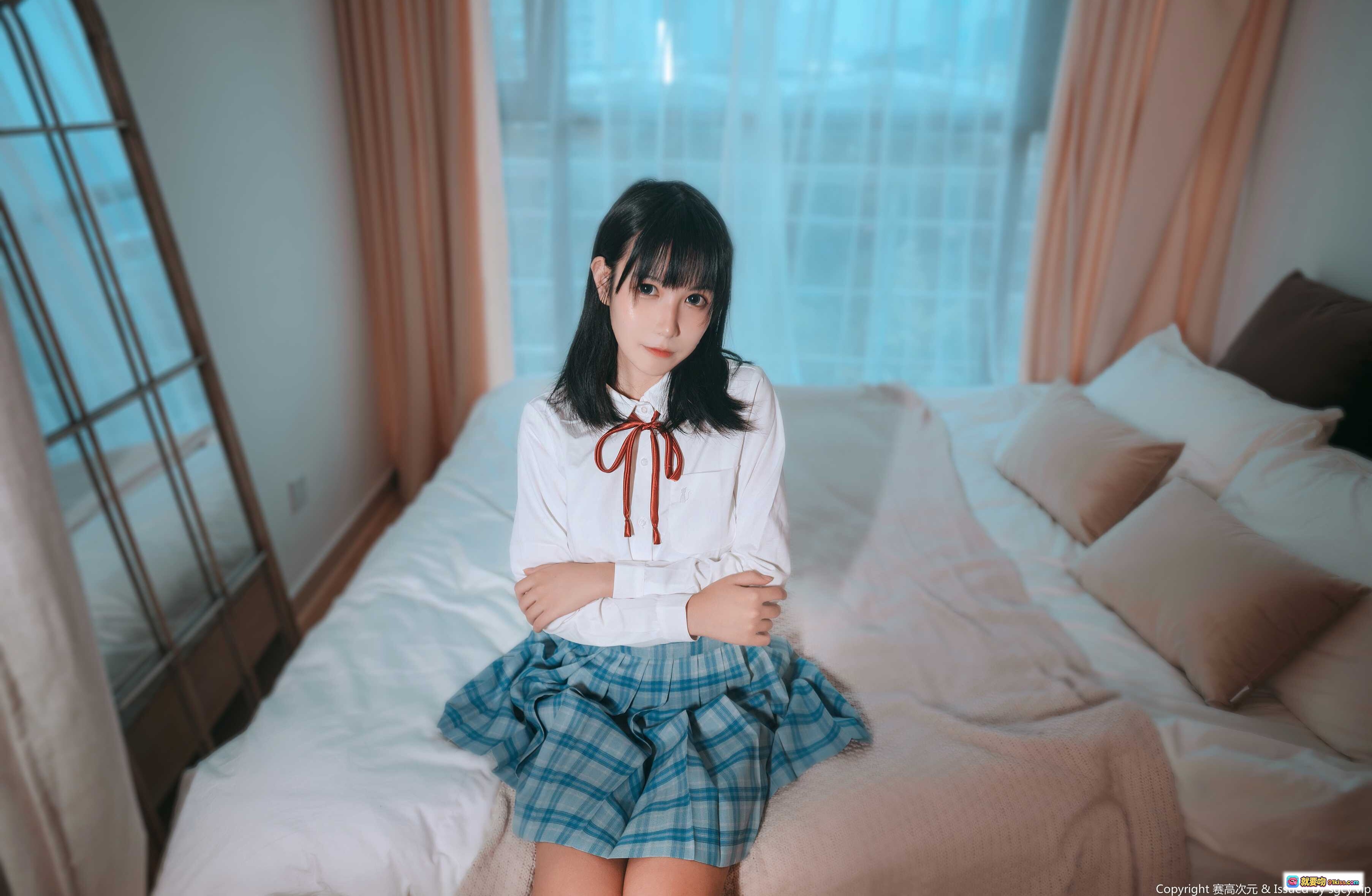 图片[6] - 逐月SU女儿的朋友写真集NO.022｜日系校服少女室内私房摄影14P高清图集 - 就要吻