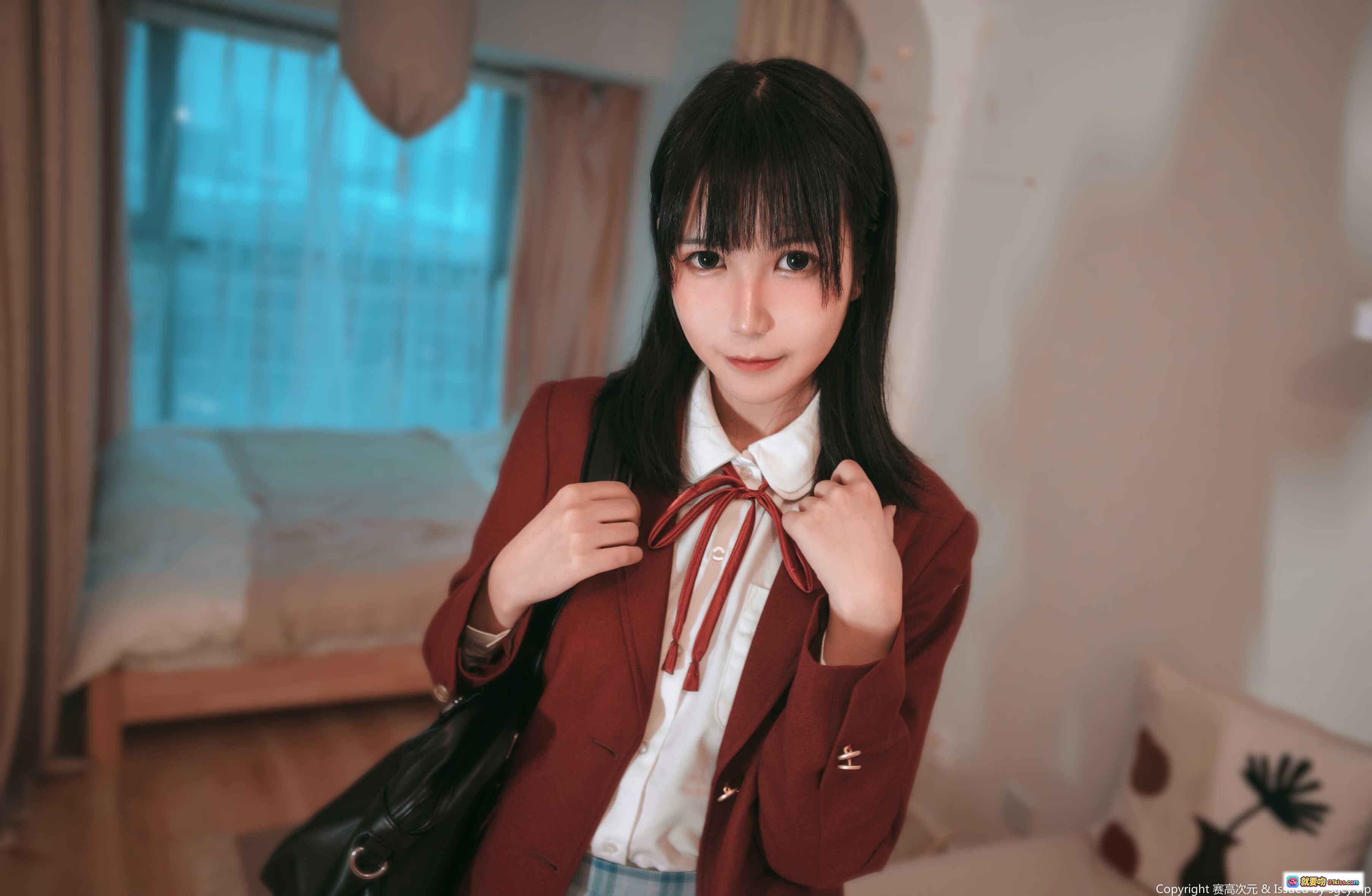 图片[9] - 逐月SU女儿的朋友写真集NO.022｜日系校服少女室内私房摄影14P高清图集 - 就要吻