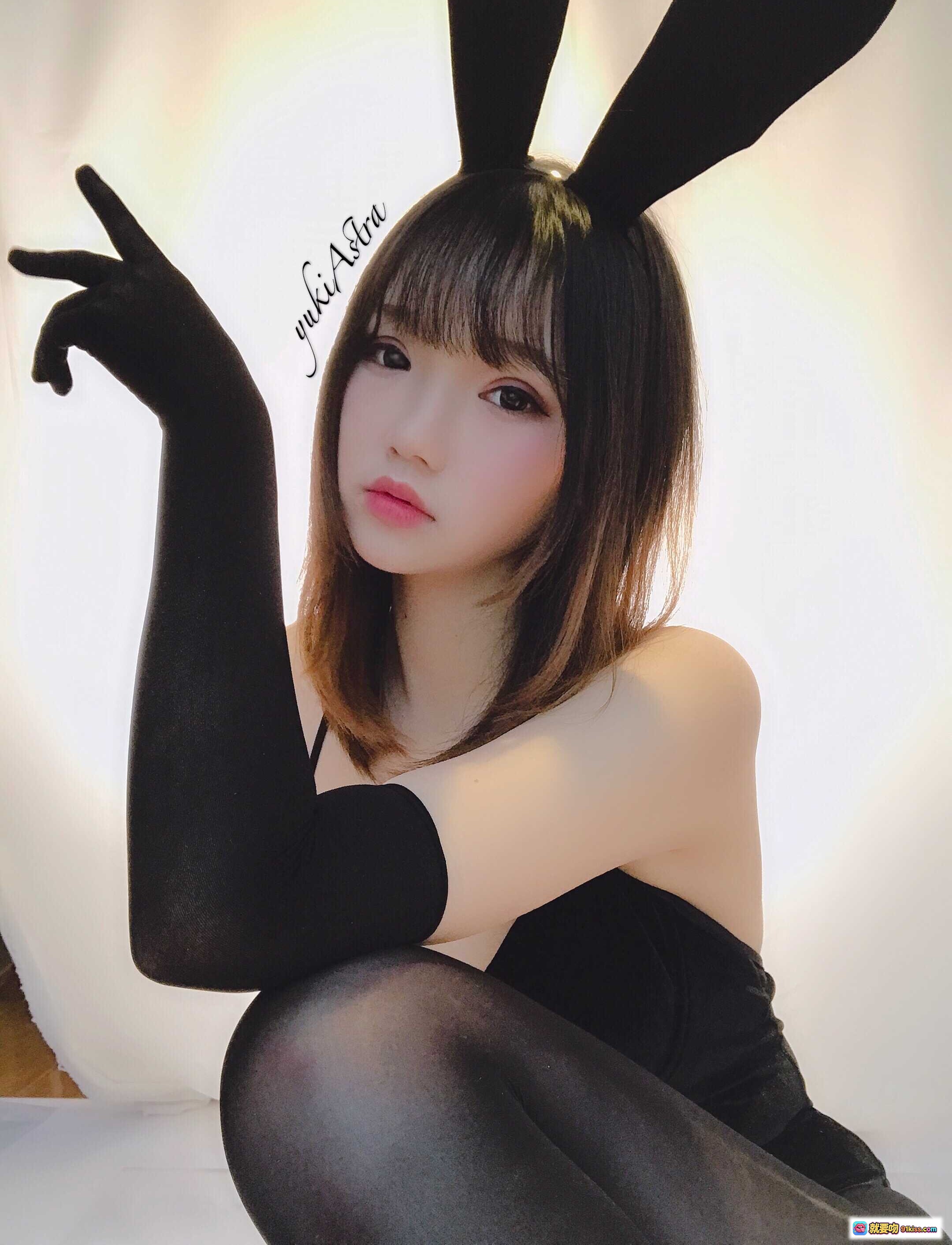 图片[2] - 雪晴Astra NO.014 兔女郎自拍写真 甜美少女风 黑色兔耳发箍 温柔眼神 自然光拍摄 高清8P 114MB - 就要吻