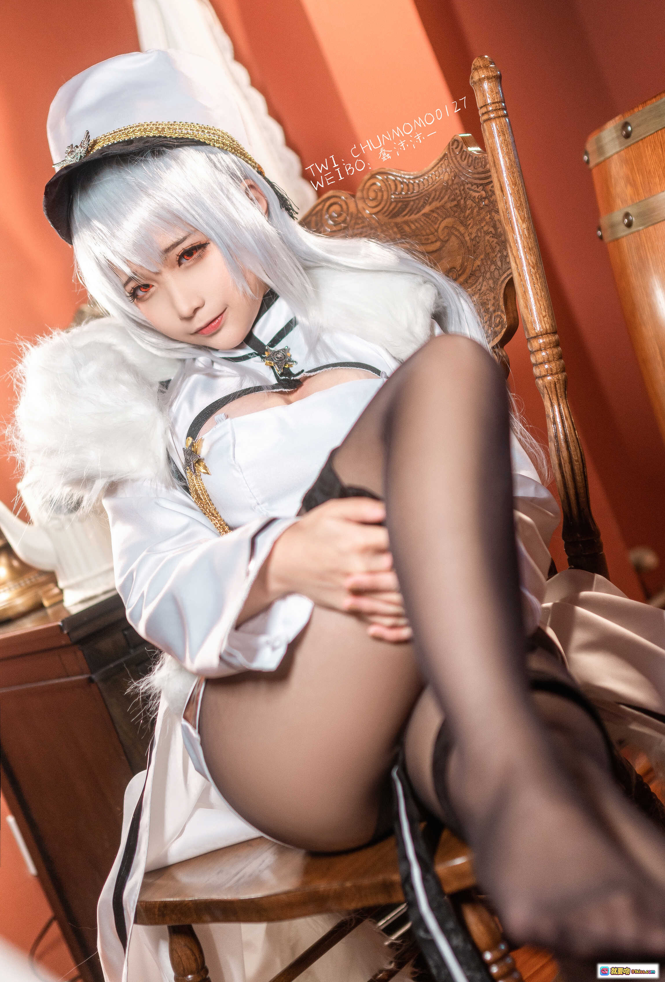 图片[5] - 蠢沫沫NO.091甘古特写真｜黑丝美腿+梨子静物构图｜40P高清私房摄影集 - 就要吻