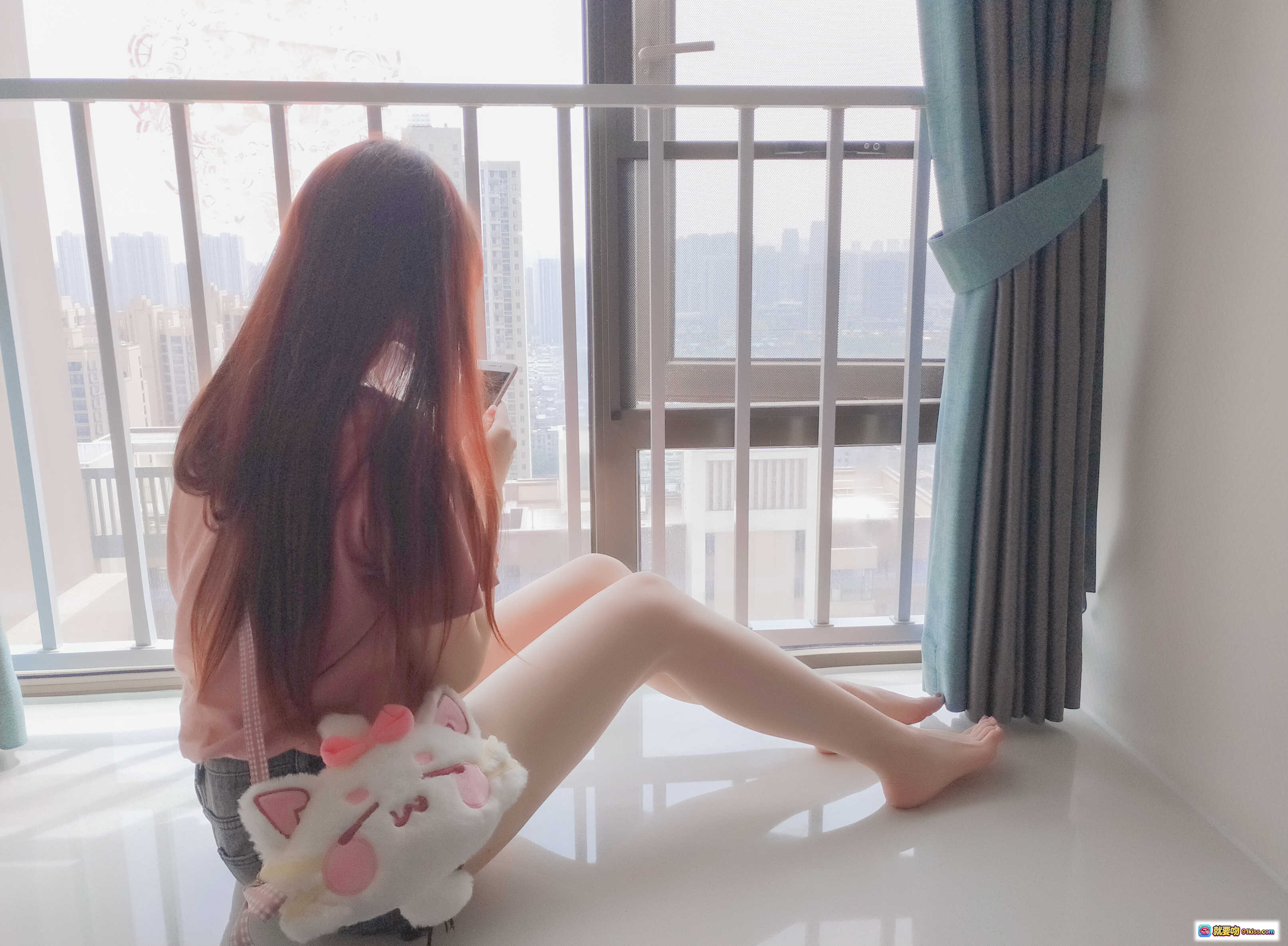 图片[6] - 雪晴Astra NO.019 美腿美足美臀写真 甜美长发黑卫衣粉萌印花少女风高清图集 - 就要吻