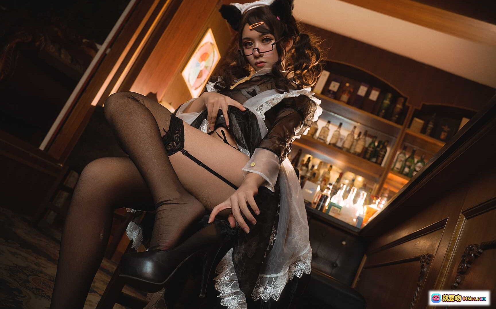 图片[8] - 一笑芳香沁NO.023透明女仆写真 21P高清美图 黑丝蕾丝女仆装 优雅性感私房摄影 141MB大容量收藏版 - 就要吻