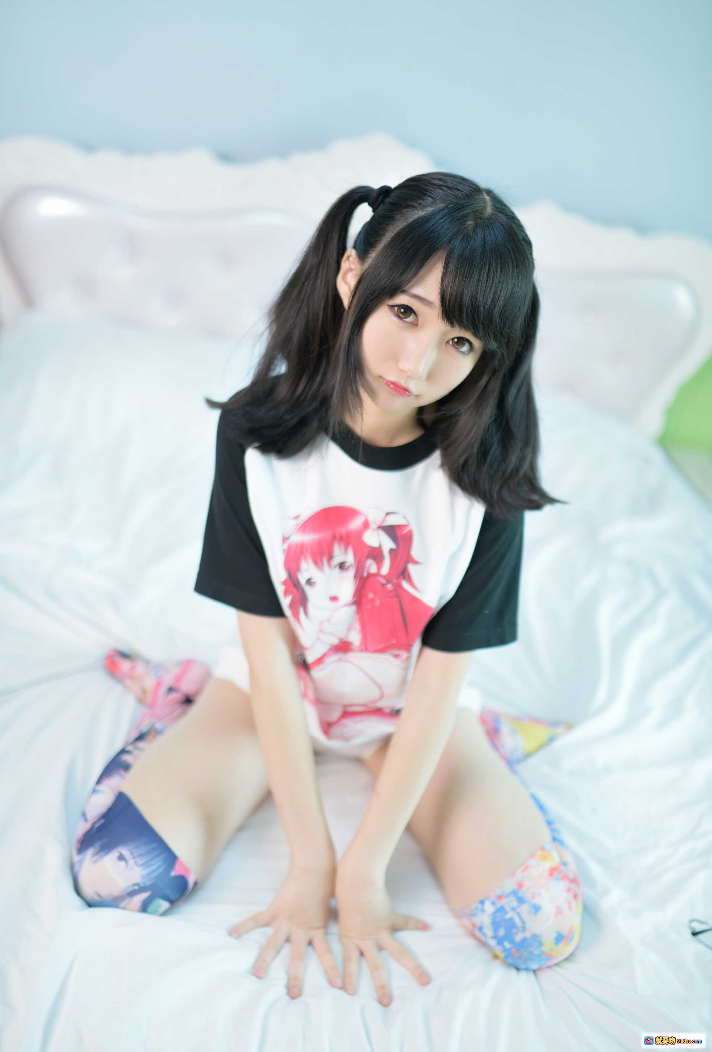 图片[2] - Nagesa魔物喵VOL.11恶灵退散巫女cos写真 83P高清日系和风白丝红裙樱花伞场景美图 - 就要吻