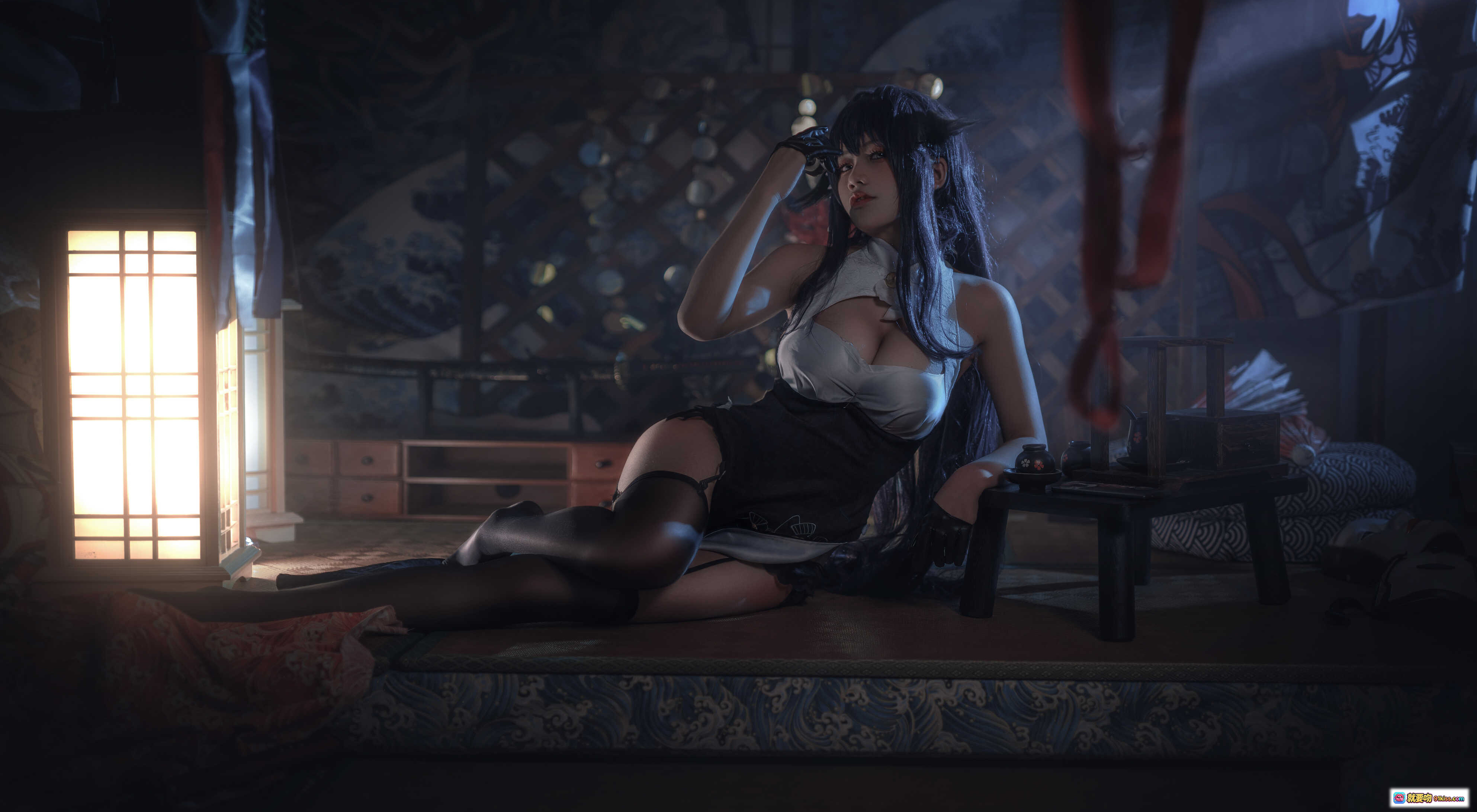 图片[4] - 一笑芳香沁NO.015吾妻旗袍写真 25P高清美图 日式和风场景 黑发少女旗袍诱惑 传统灯笼光影氛围 优雅性感姿态 收藏级摄影集 - 就要吻