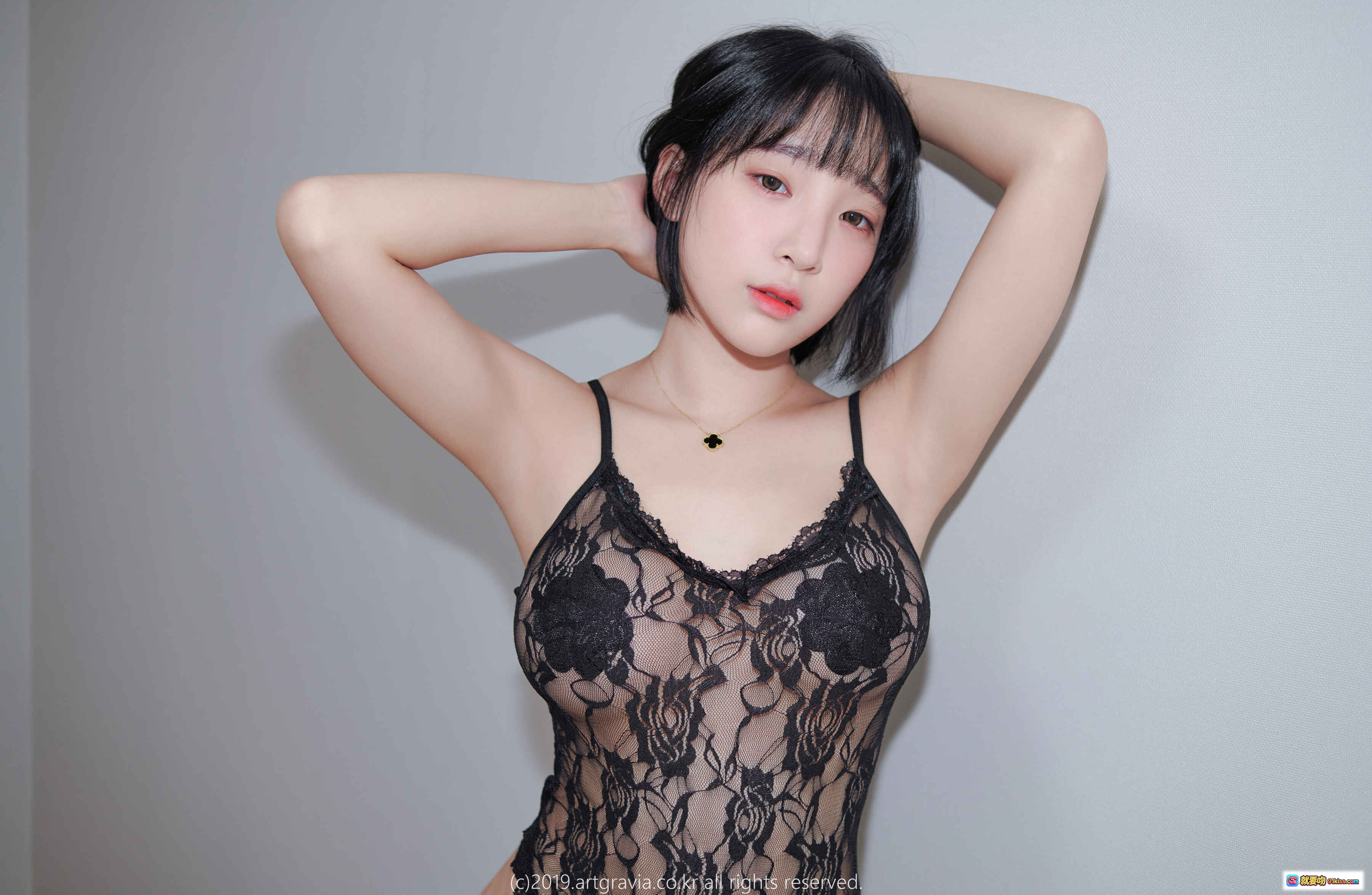 图片[4] - 姜仁卿NO.015 ARTGRAVIA_VOL86 美腿写真 床上姿势 黑发少女 条纹上衣 性感私房照 高清摄影 2019艺术写真 - 就要吻