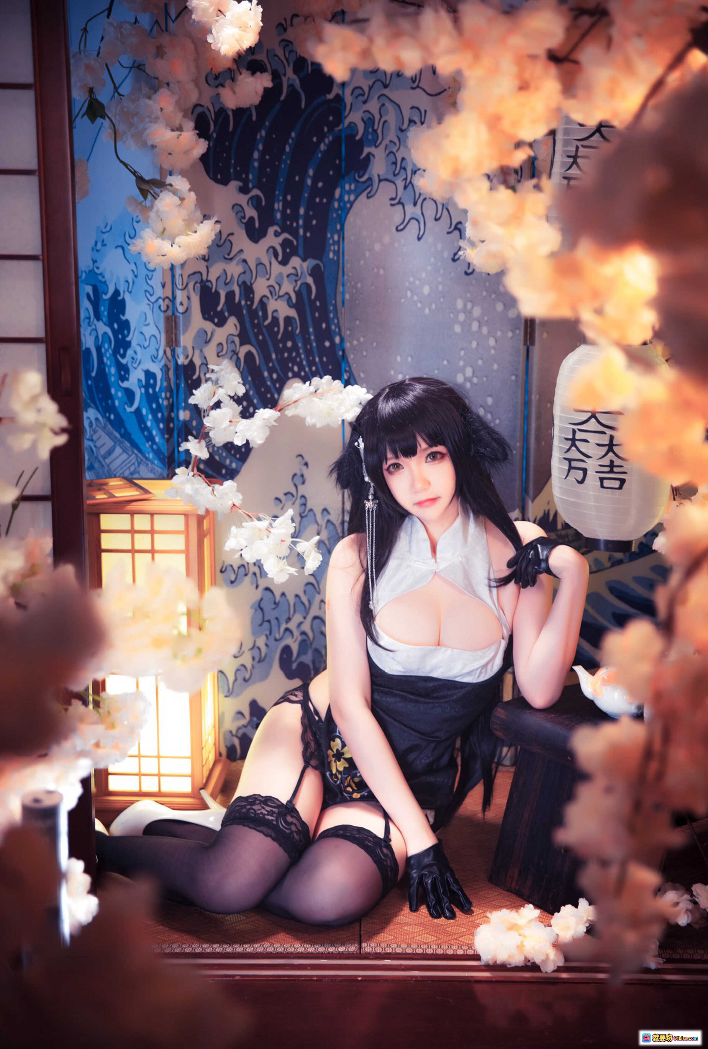 图片[4] - 雪晴Astra NO.025 Azur Lane Cosplay 粉发女仆装 白丝高跟 欧式沙发写真 31P高清图集 - 就要吻