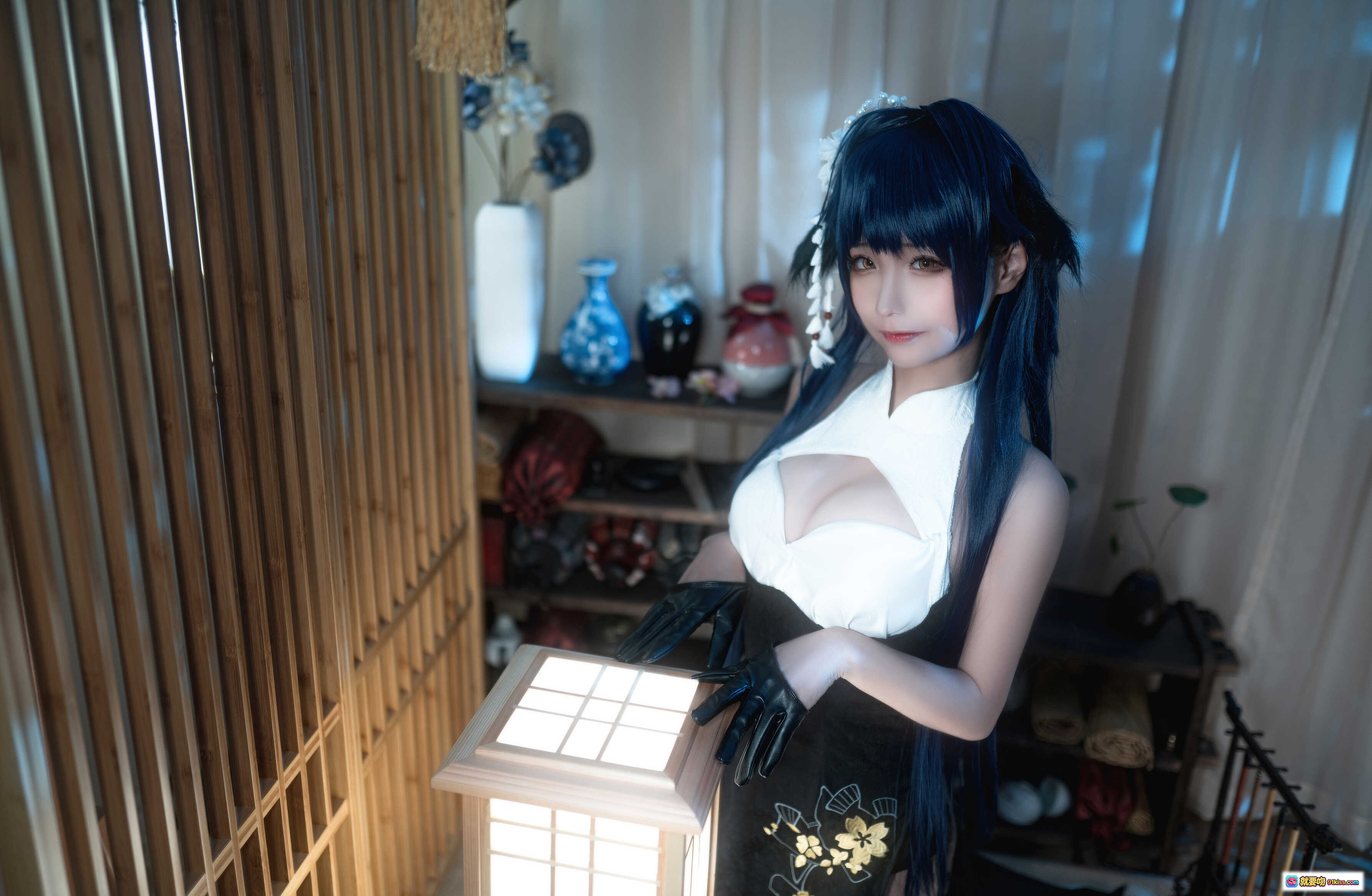 图片[2] - 蠢沫沫NO.069吾妻旗袍写真 45P高清黑丝美腿特写 优雅性感私房摄影集 - 就要吻