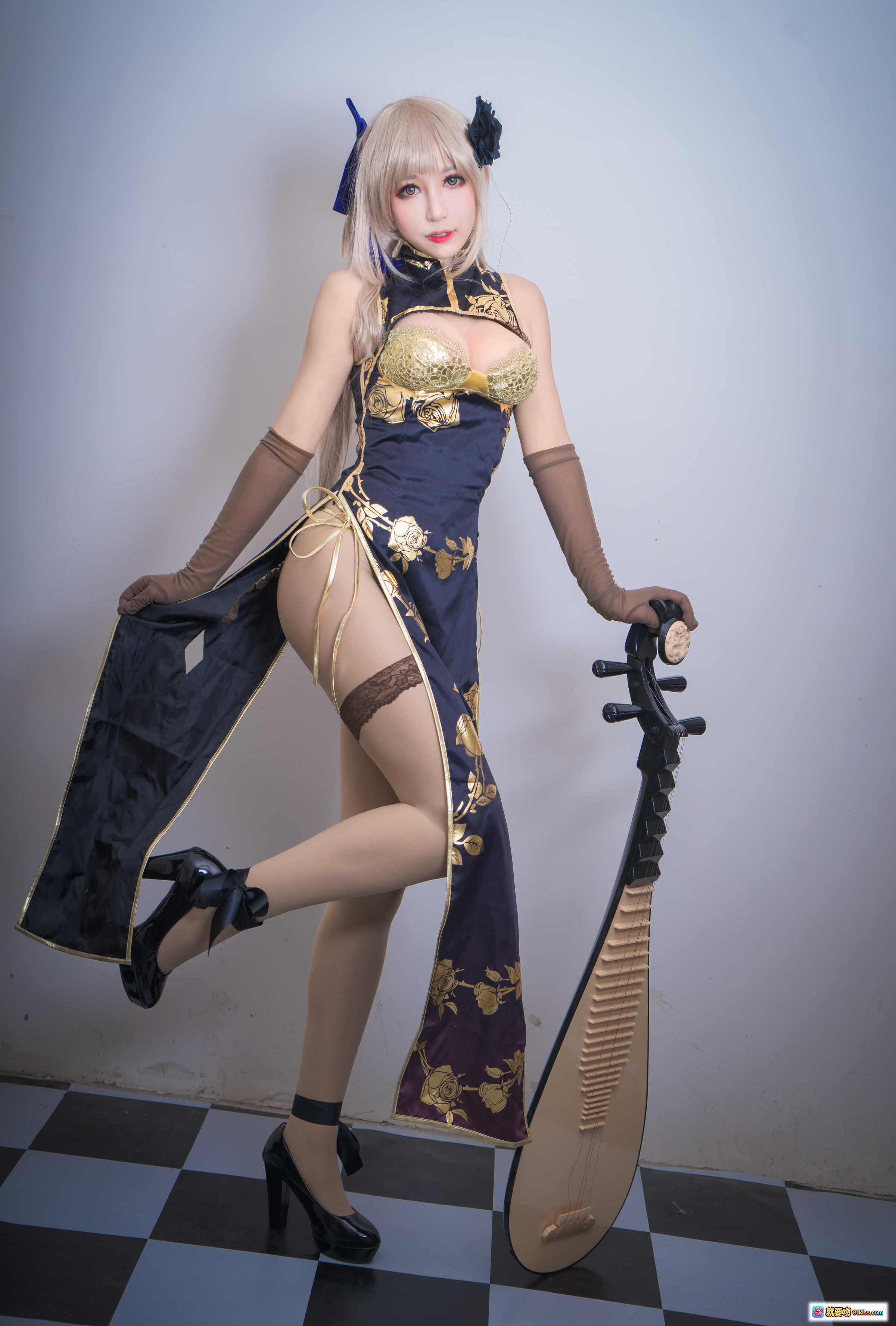 图片[3] - 小酥酱NO.010 PANDA粉发少女cosplay写真 佩戴耳机居家萌系美腿私房照 59P高清图集 - 就要吻