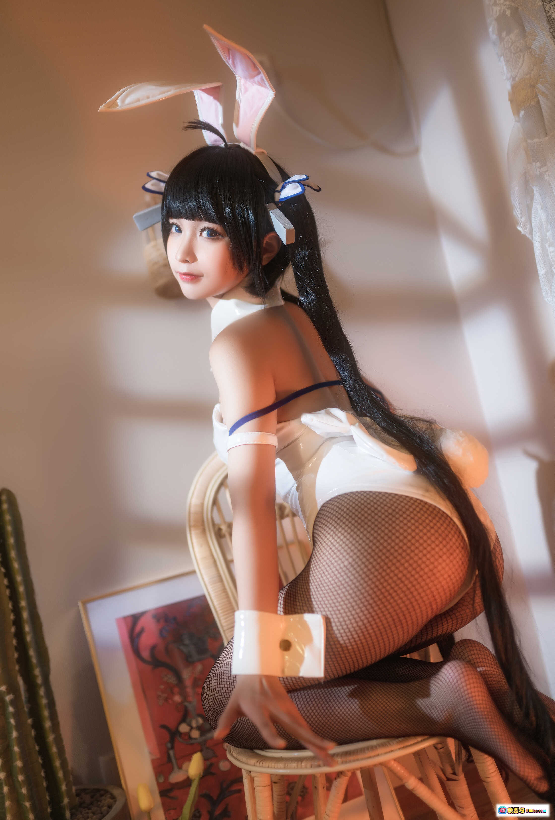 图片[4] - 蠢沫沫NO.081赫斯提亚兔女郎写真 40P高清美图 白色制服诱惑 性感兔耳造型 室内柔光拍摄 498MB大容量收藏版 - 就要吻