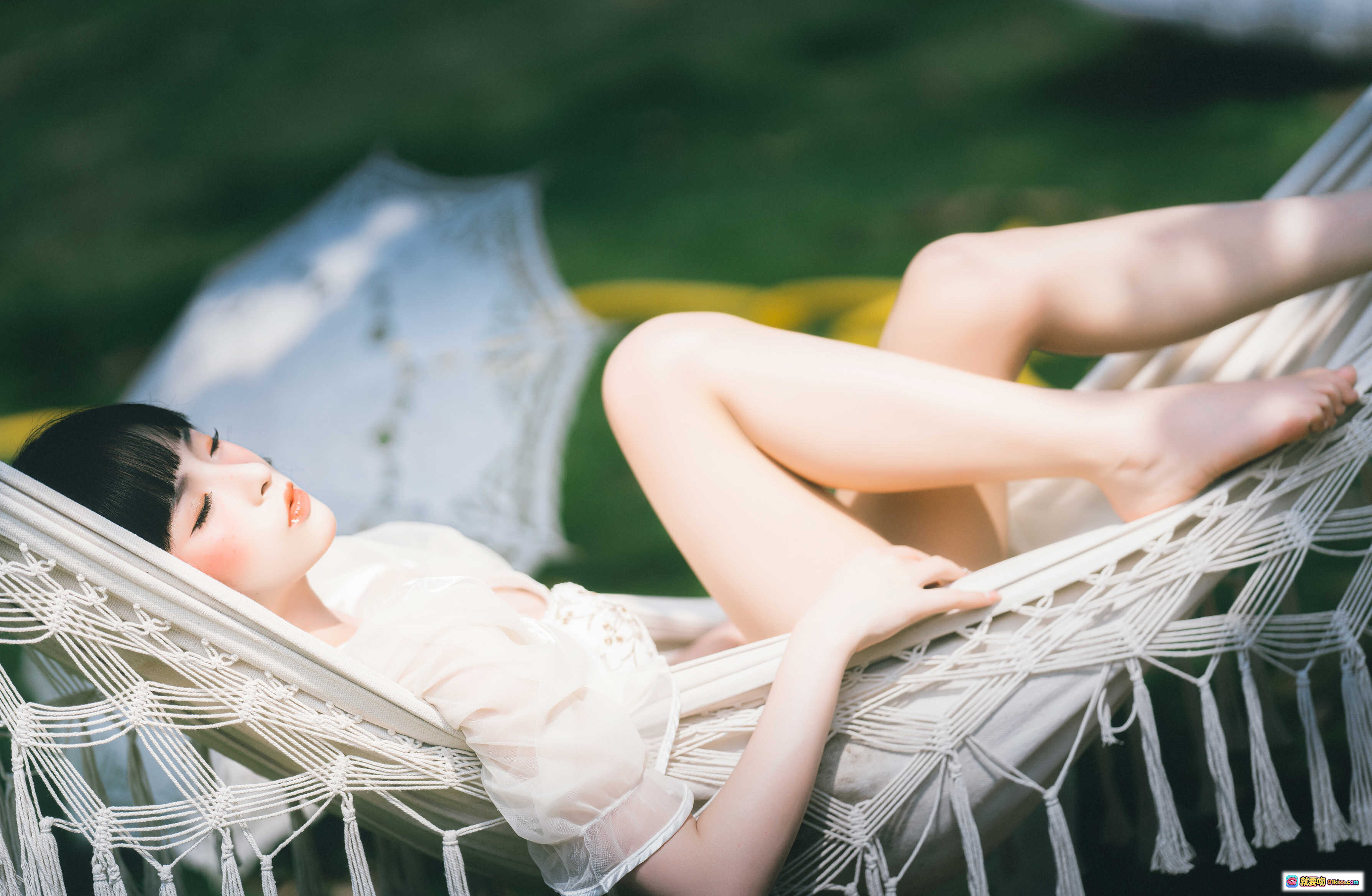 图片[7] - 清水由乃NO.024湿水洛丽塔写真 36P高清性感蕾丝内衣草地躺卧诱惑美图 - 就要吻