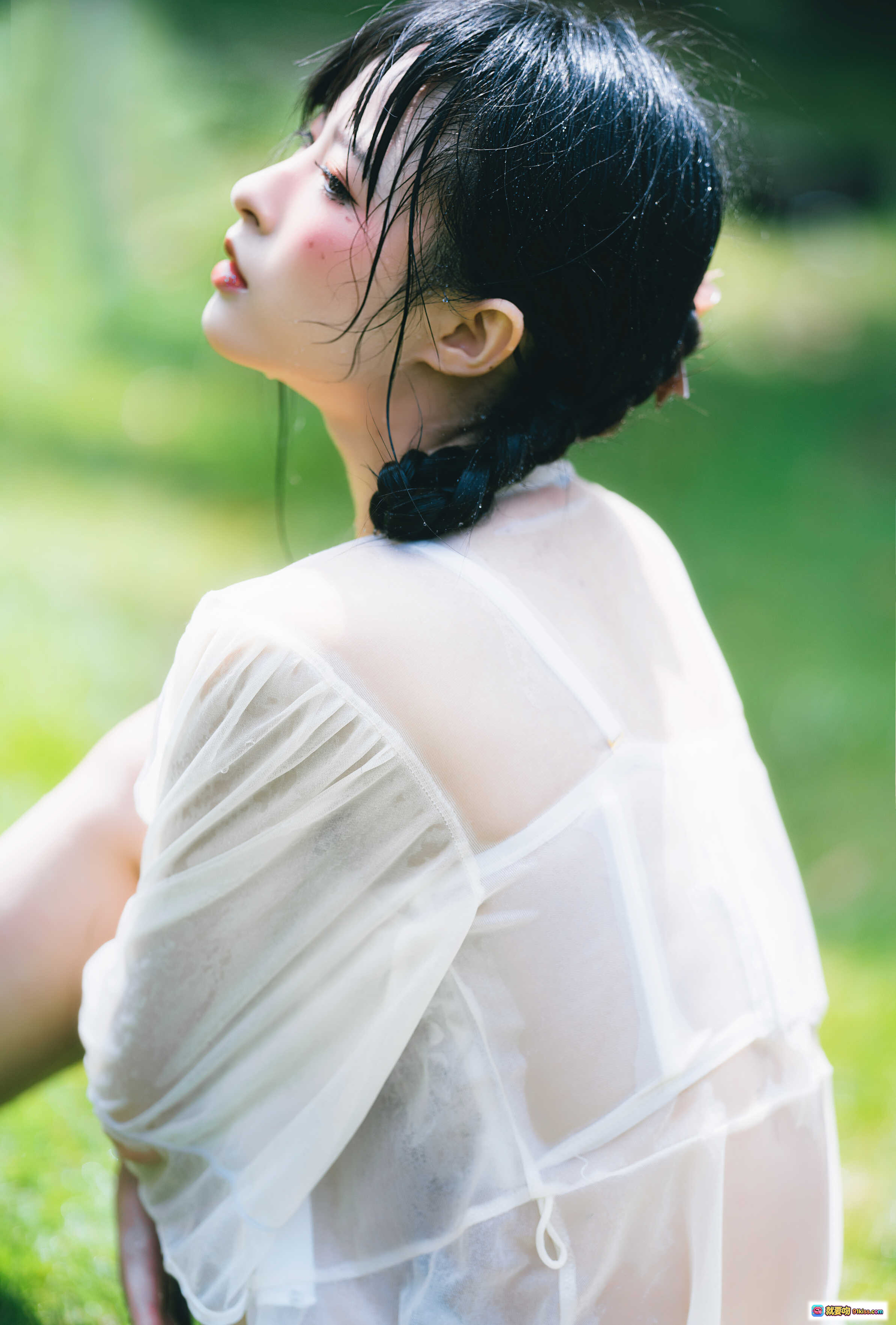 图片[6] - 清水由乃NO.024湿水洛丽塔写真 36P高清性感蕾丝内衣草地躺卧诱惑美图 - 就要吻