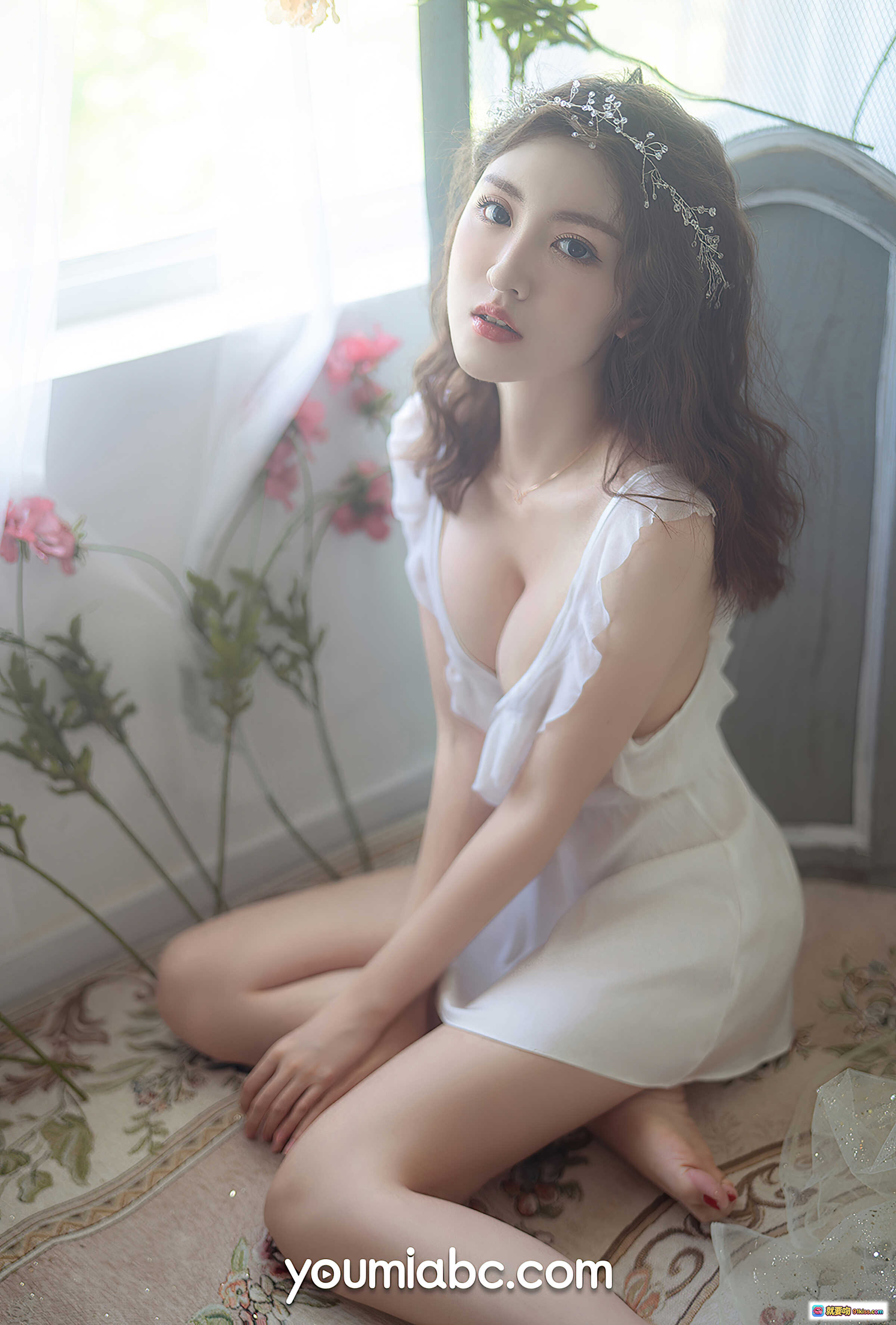 图片[10] - 沈梦瑶尤蜜写真2020伊甸园主题白纱内衣性感私房照38P高清图集 - 就要吻