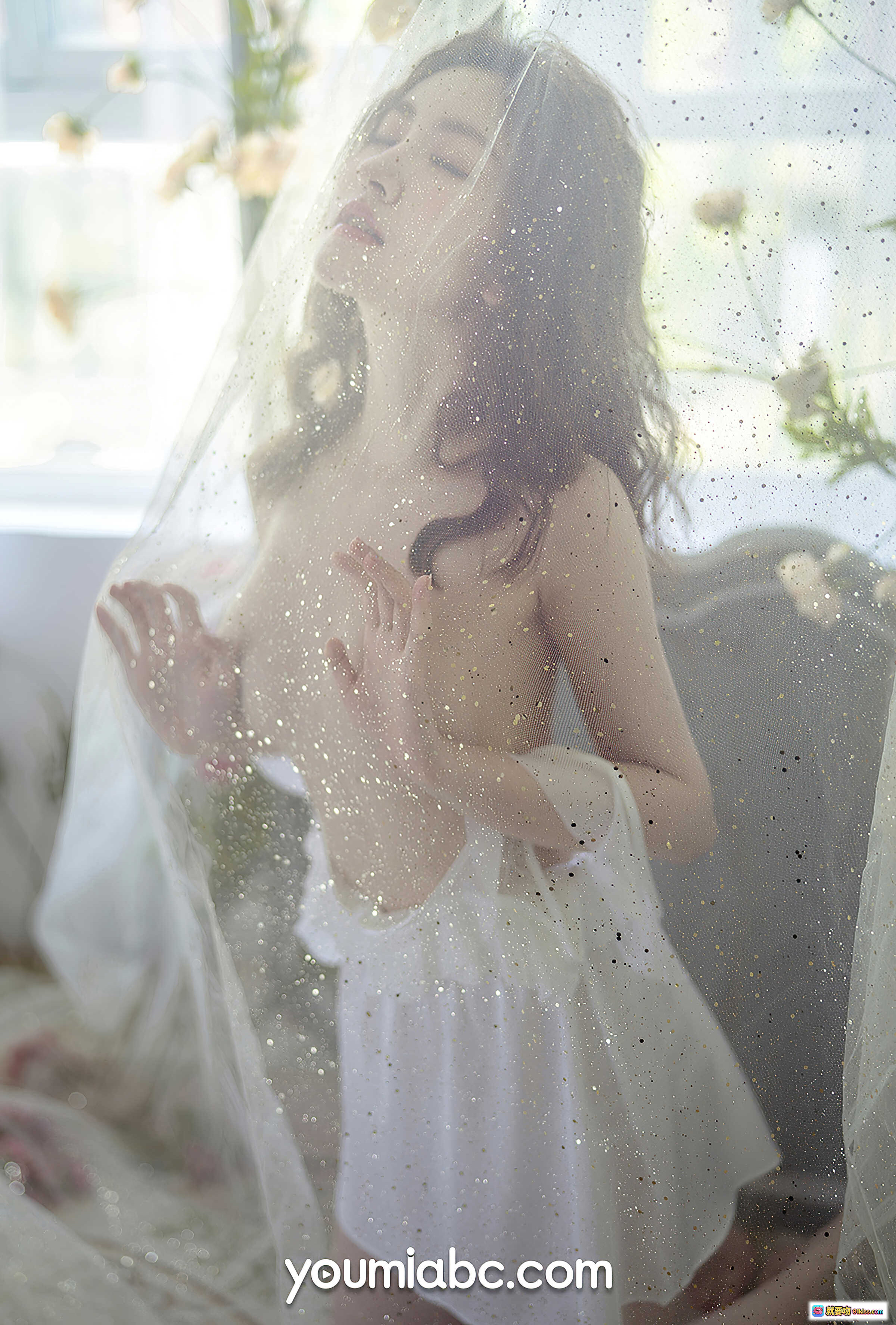 图片[4] - 沈梦瑶尤蜜写真2020伊甸园主题白纱内衣性感私房照38P高清图集 - 就要吻