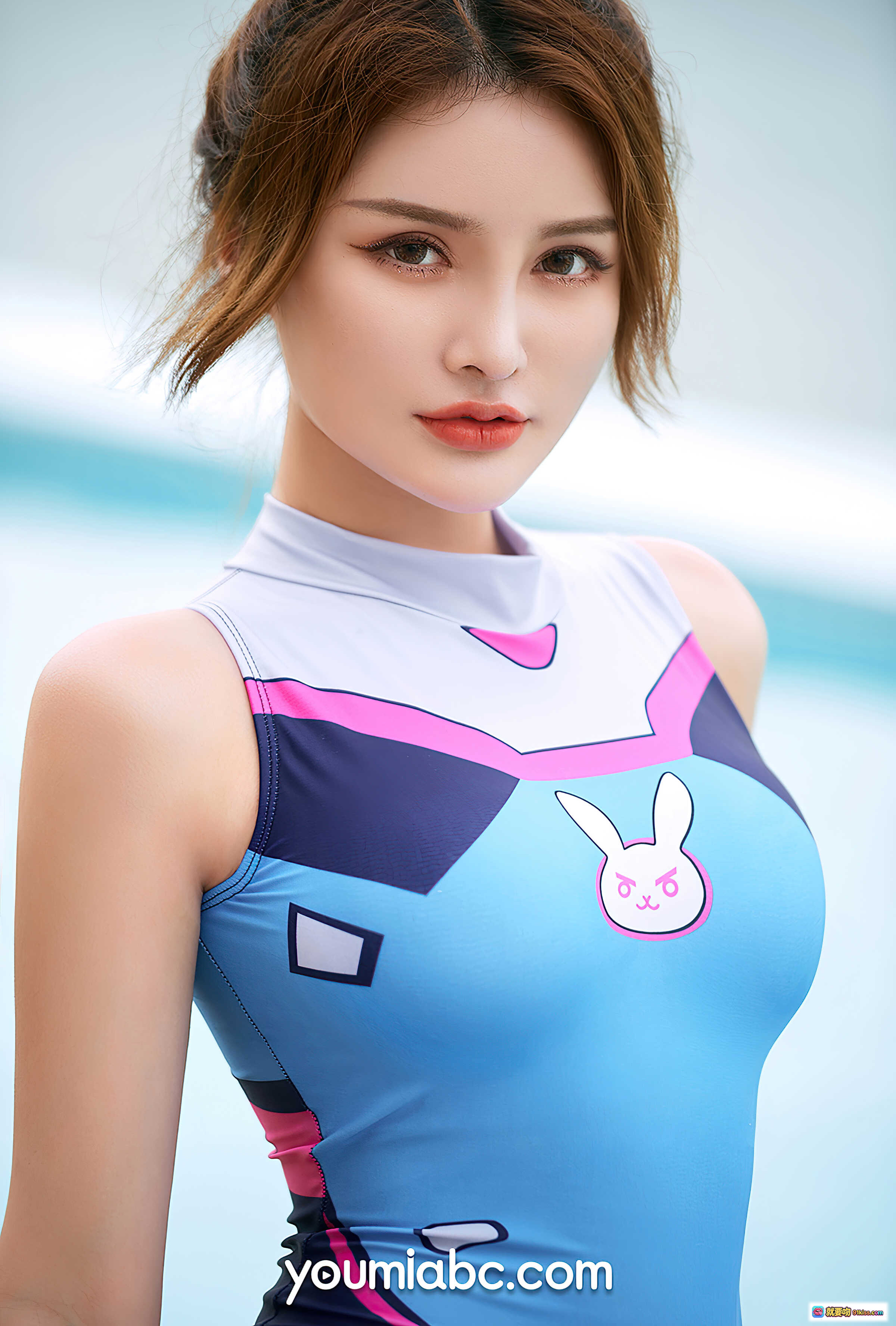 图片[5] - 陈宇曦海边写真 | 白色羽毛裙露背造型 | 季夏流光唯美大片 | YouMi尤蜜2020.10.16高清图集 - 就要吻