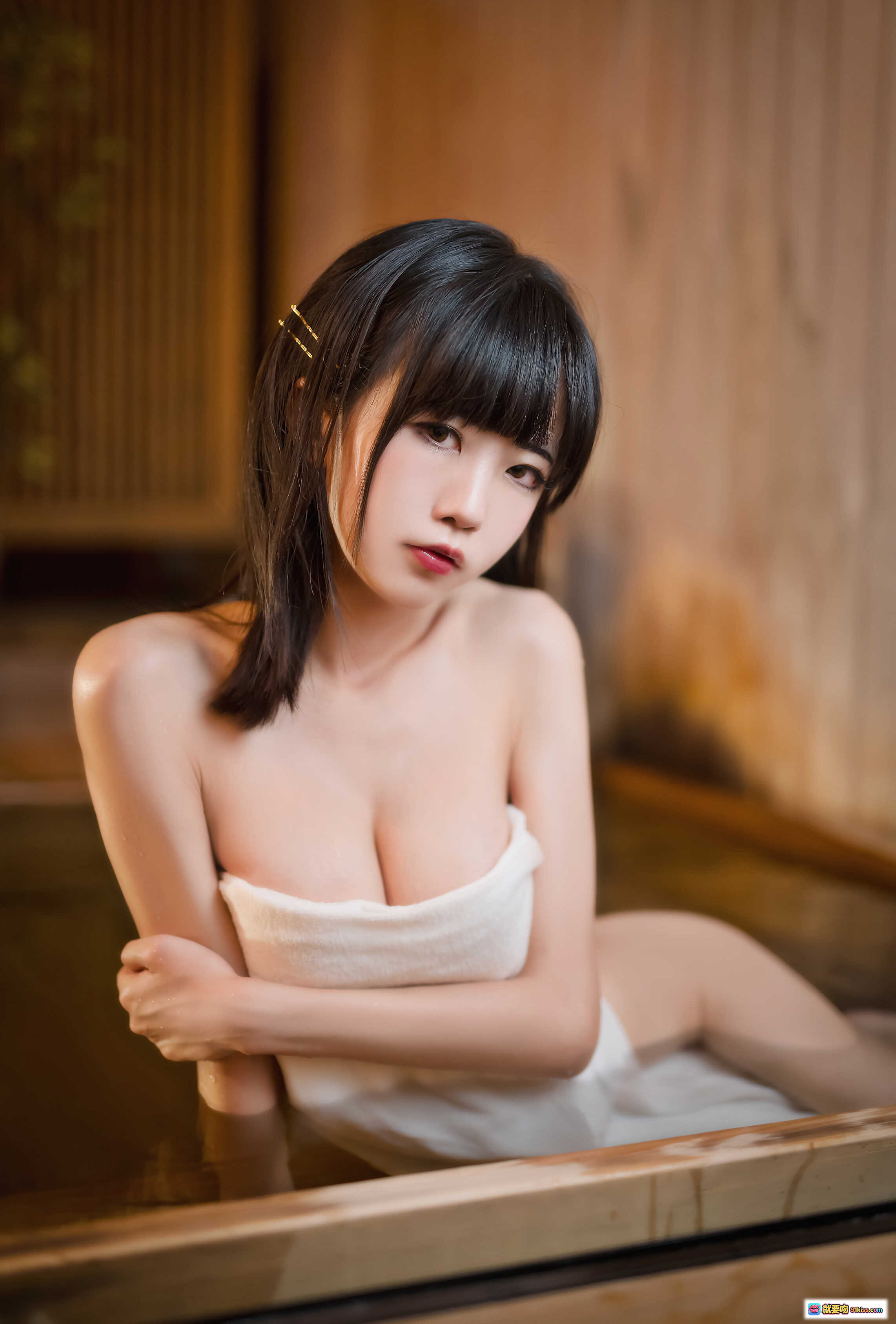 图片[9] - 水淼NO.047浴衣写真20P242MB 温泉美肌湿发性感私房摄影 优雅日式浴巾氛围感大片 - 就要吻