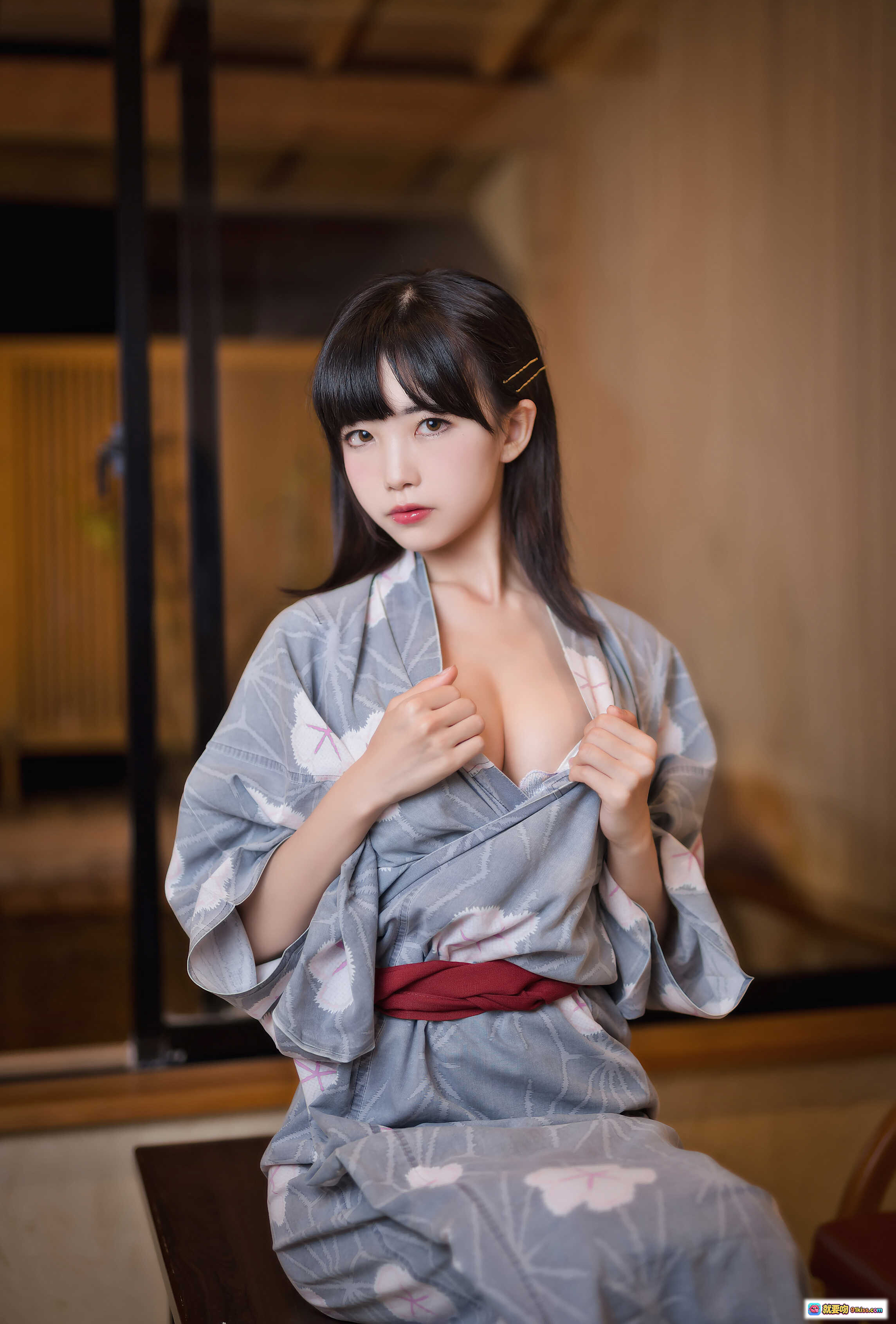 图片[7] - 水淼NO.047浴衣写真20P242MB 温泉美肌湿发性感私房摄影 优雅日式浴巾氛围感大片 - 就要吻