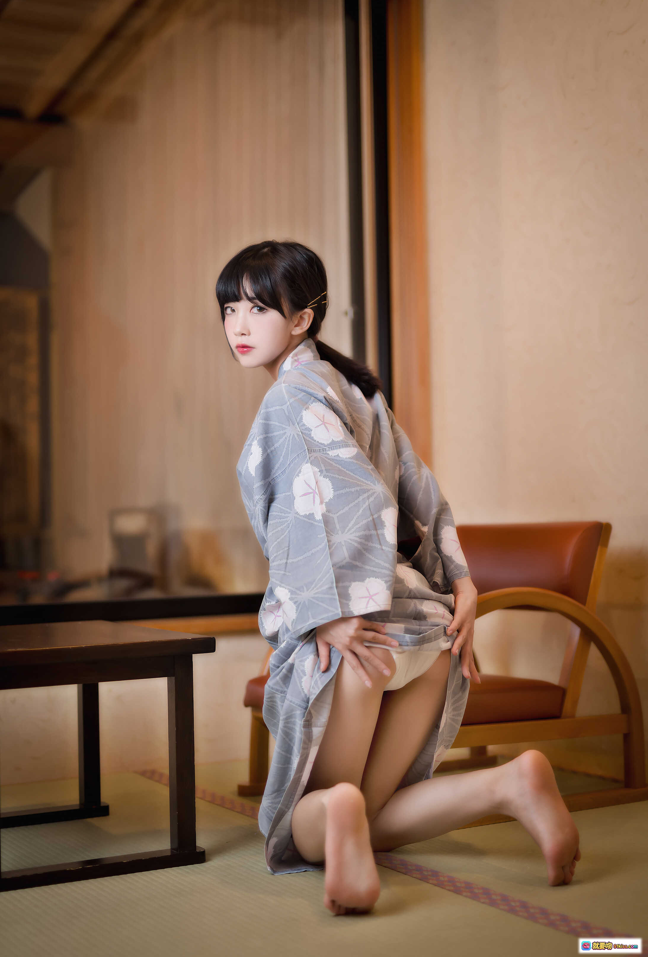 图片[2] - 水淼NO.047浴衣写真20P242MB 温泉美肌湿发性感私房摄影 优雅日式浴巾氛围感大片 - 就要吻